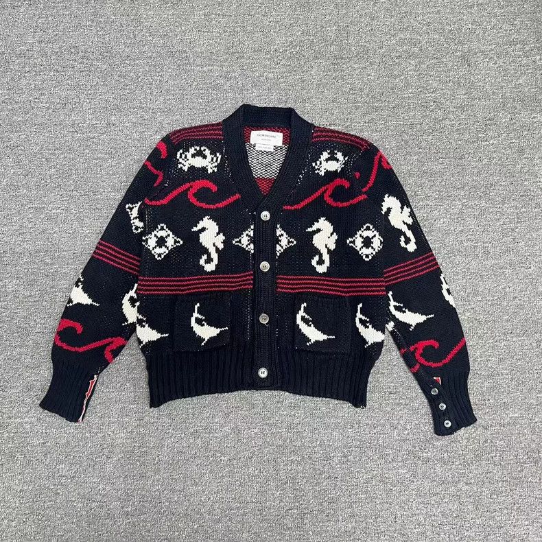Thom Browne Thom Browne size0 Plaid knit cardigan Size US XS / EU 42 / 0 - 1 Thumbnail