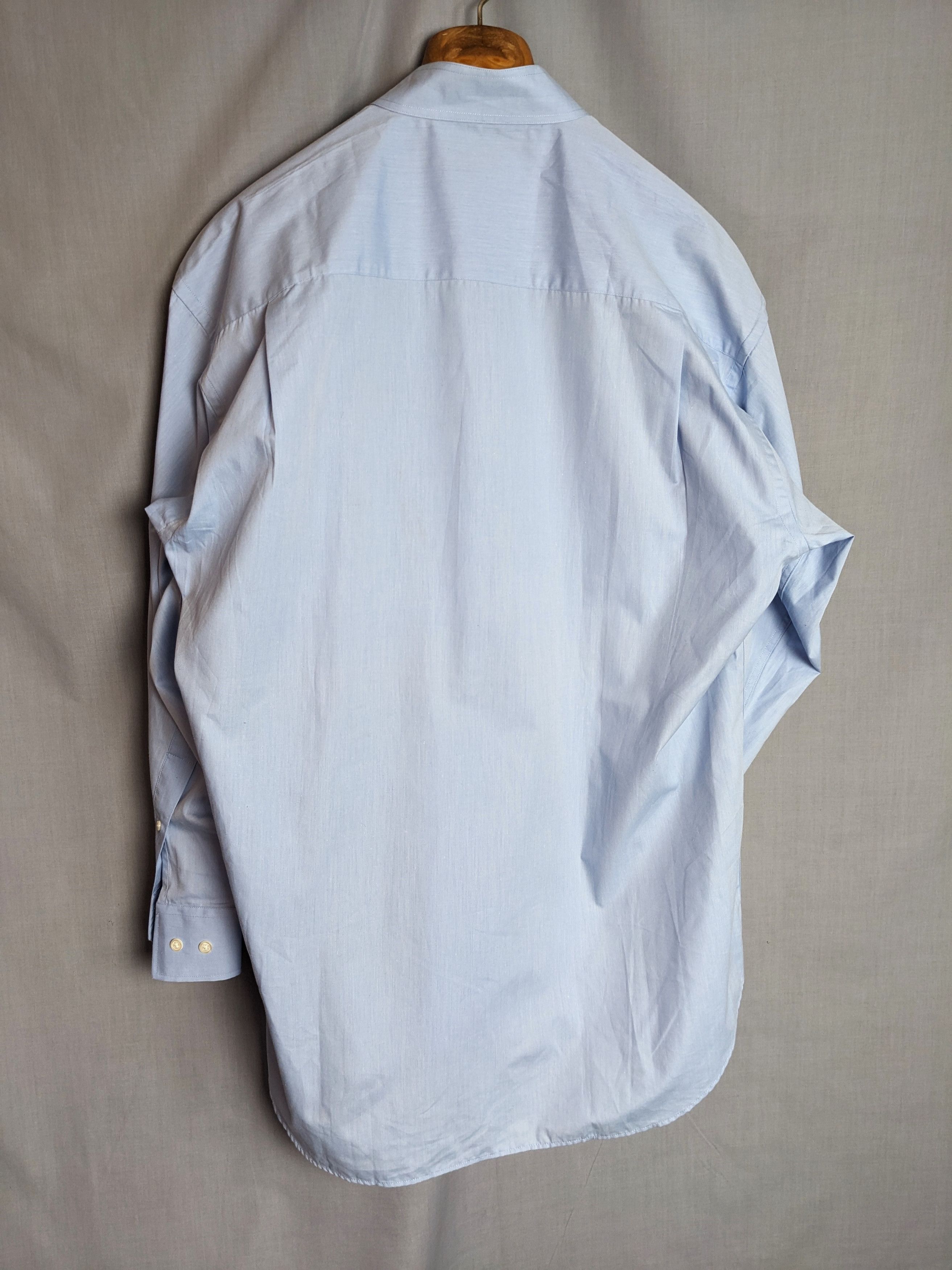 Dior Christian Dior Chemise Blue Button Up Shirt Mens Size US L / EU 52-54 / 3 - 6 Thumbnail