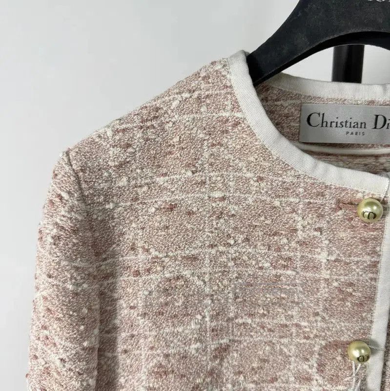 Dior Dior Color-Block Cotton Women's Cardigan . Size M / US 6-8 / IT 42-44 - 3 Thumbnail