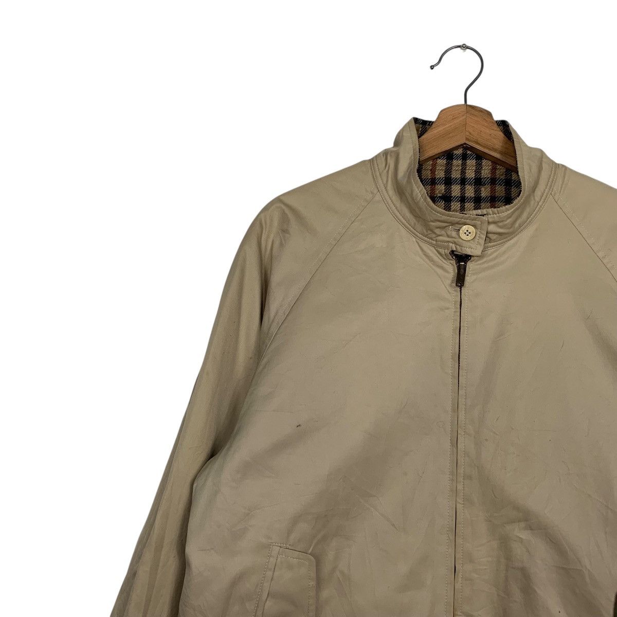 DAKS Daks England Checkered Wool Reversible Bomber Size US M / EU 48-50 / 2 - 6 Thumbnail