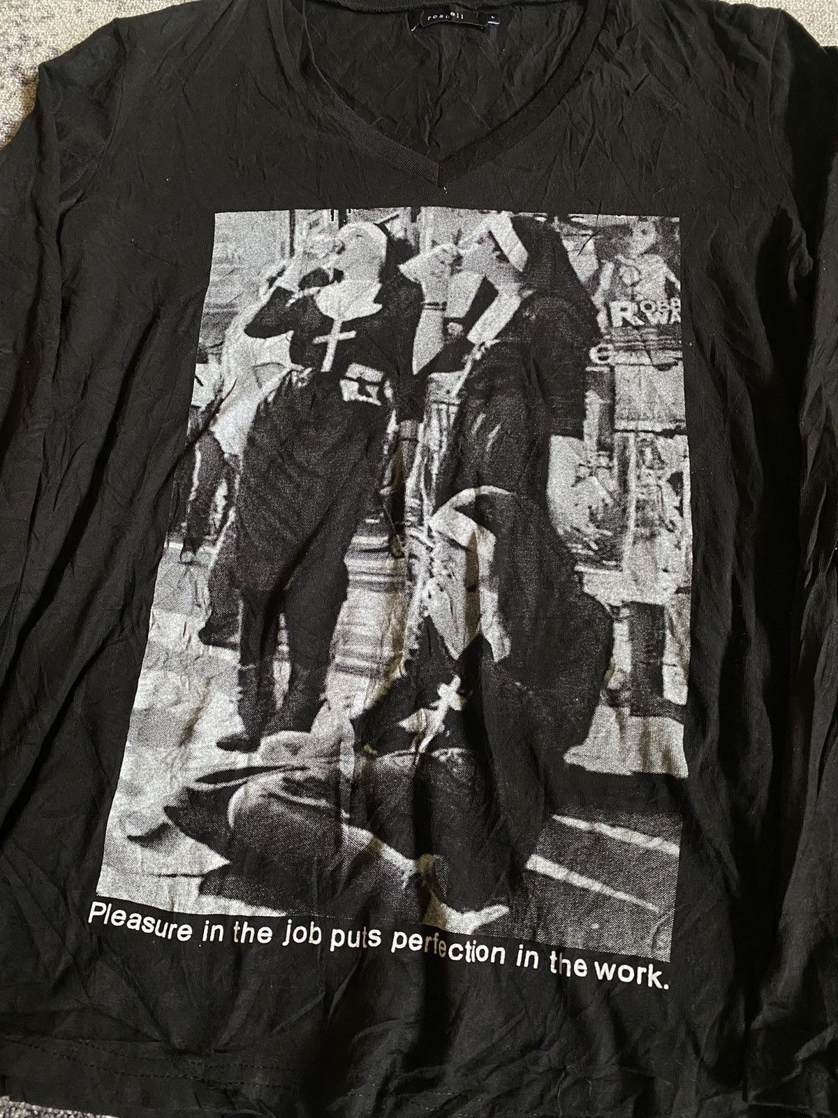 Hysteric Glamour Y2k Roshell ifsixwasnine cross long sleeve Size US M / EU 48-50 / 2 - 2 Thumbnail