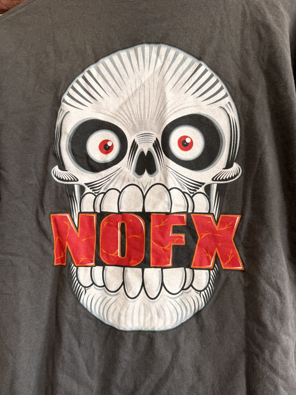 Band Tees Rare Vintage 00s NOFX Skull Tour Punk Band Tee Small Grey Size US S / EU 44-46 / 1 - 4 Thumbnail