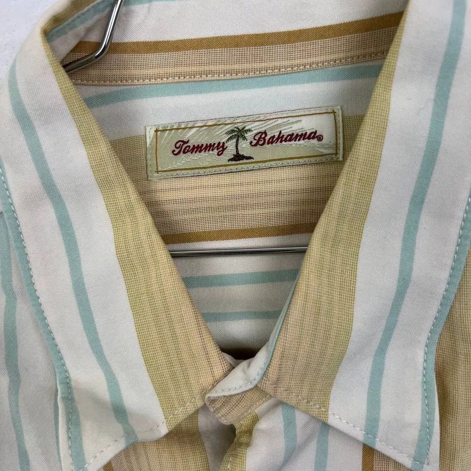 Tommy Bahama Tommy Bahama Shirt Men Stripes Button Up Long Sleeve L Size US L / EU 52-54 / 3 - 3 Thumbnail