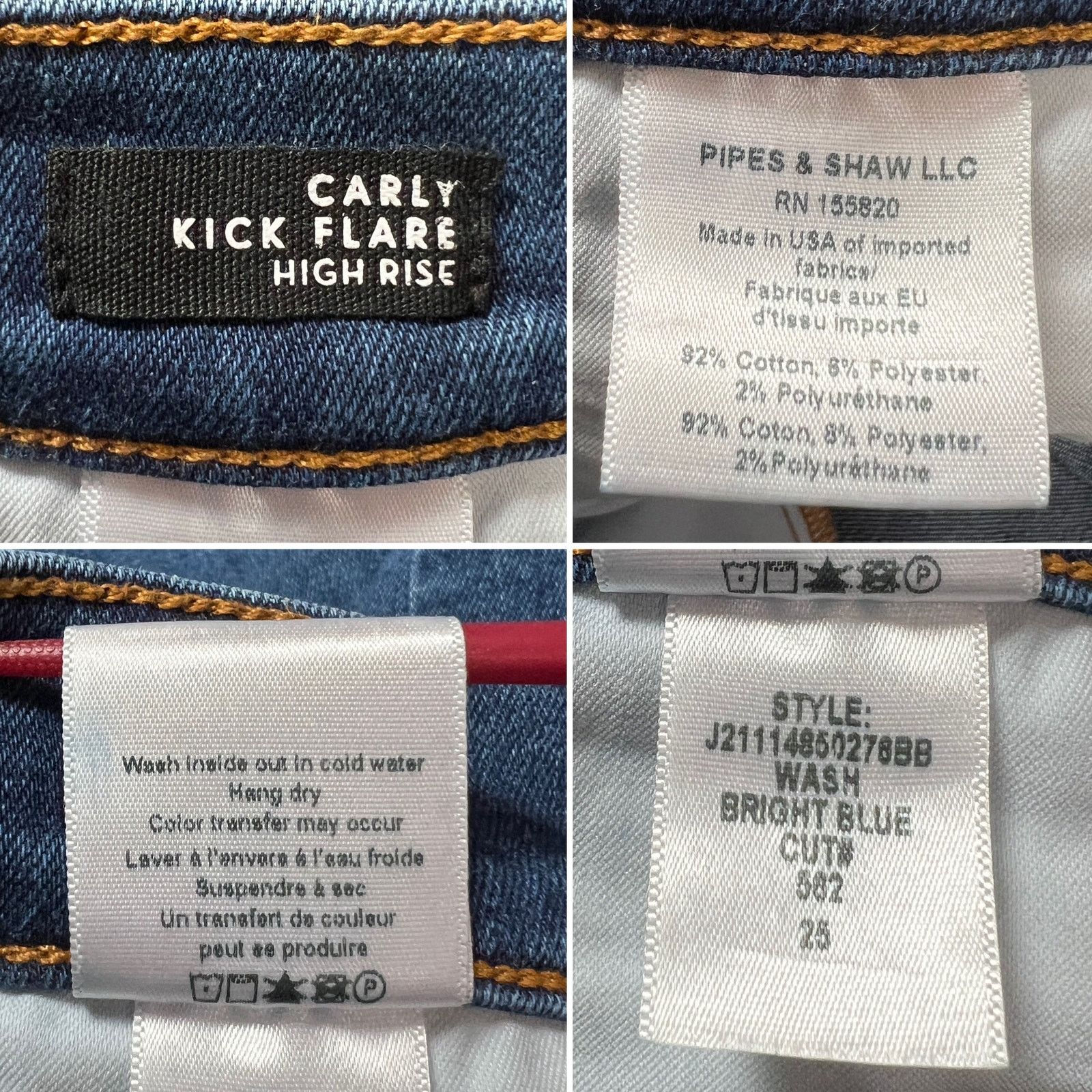 Veronica Beard Veronica Beard Carly Kick Flare Jeans Size 25 Size 25" / US 0 / IT 36 - 4 Thumbnail