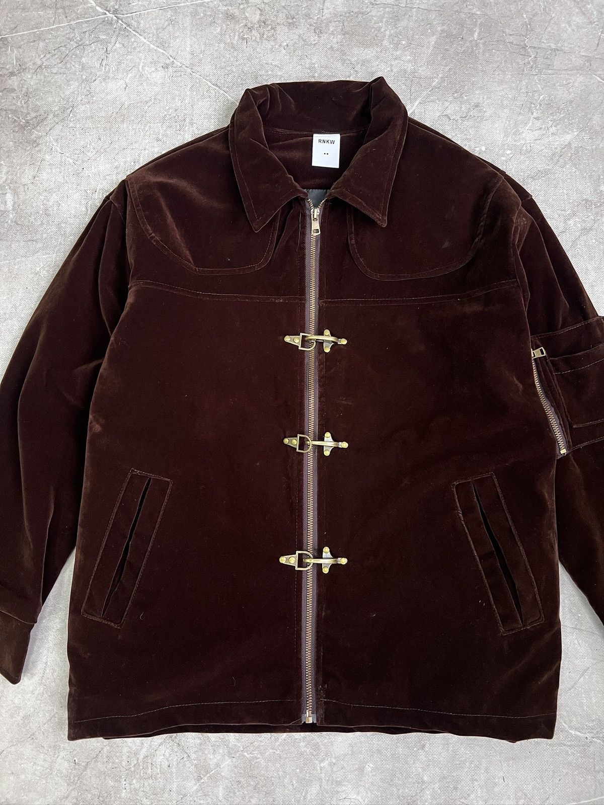 Junya Watanabe Japanese fireman artisan velour jacket avant garde Size US M / EU 48-50 / 2 - 2 Thumbnail