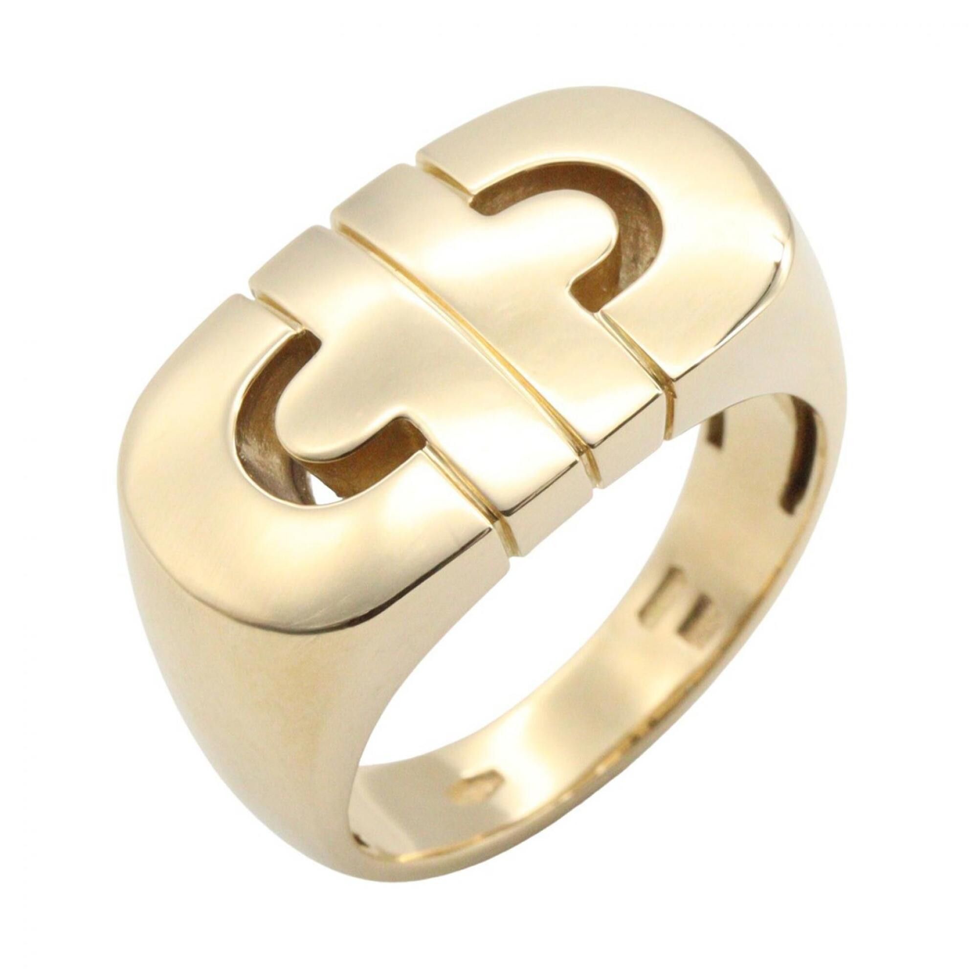 Bvlgari Bvlgari Bulgari Octagonal Ring, 18K Yellow Gold  display picture 2
