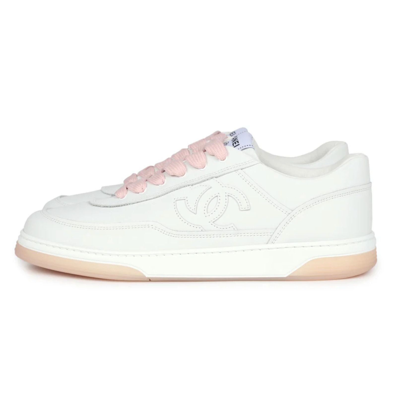 Chanel Chanel 24P Leather CC Logo Flat Lace Up Runner Sneaker 40 Size US 10 / IT 40 - 11 Thumbnail