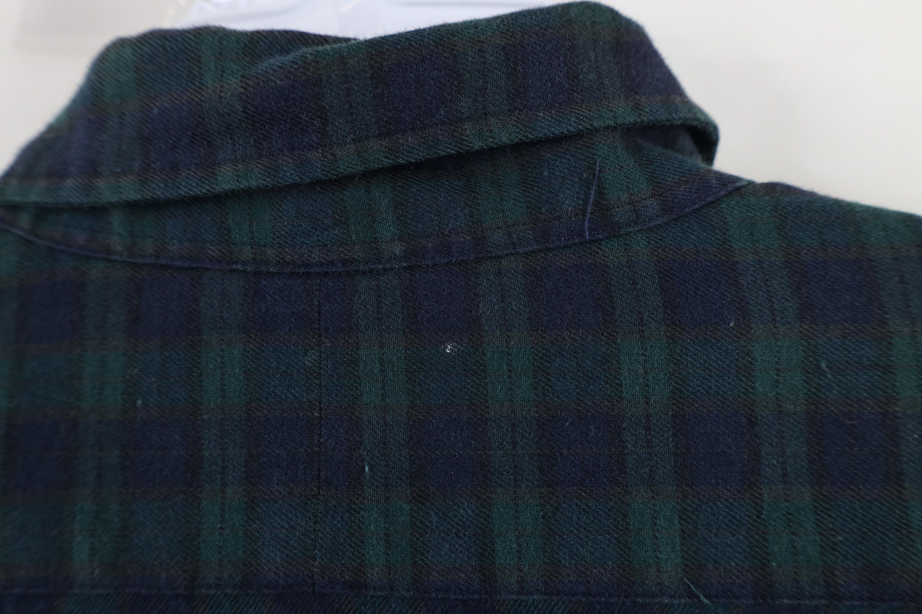 Polo Ralph Lauren Vintage 90s Ralph Lauren Gardner Wool Flannel Button Shirt Size US L / EU 52-54 / 3 - 10 Thumbnail