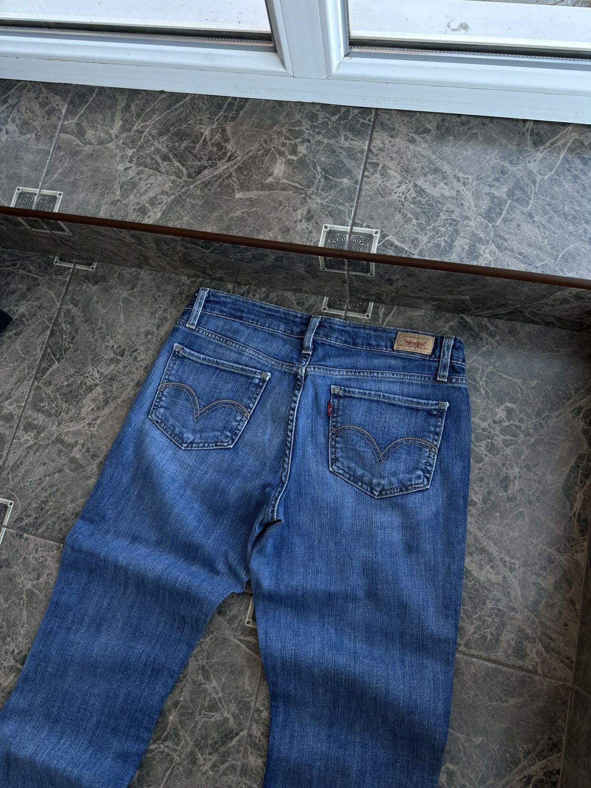 Levi's Vintage Levi’s 518 Low Rise Bootcut Woman Jeans Sz M Size 30" / US 8 / IT 44 - 4 Thumbnail