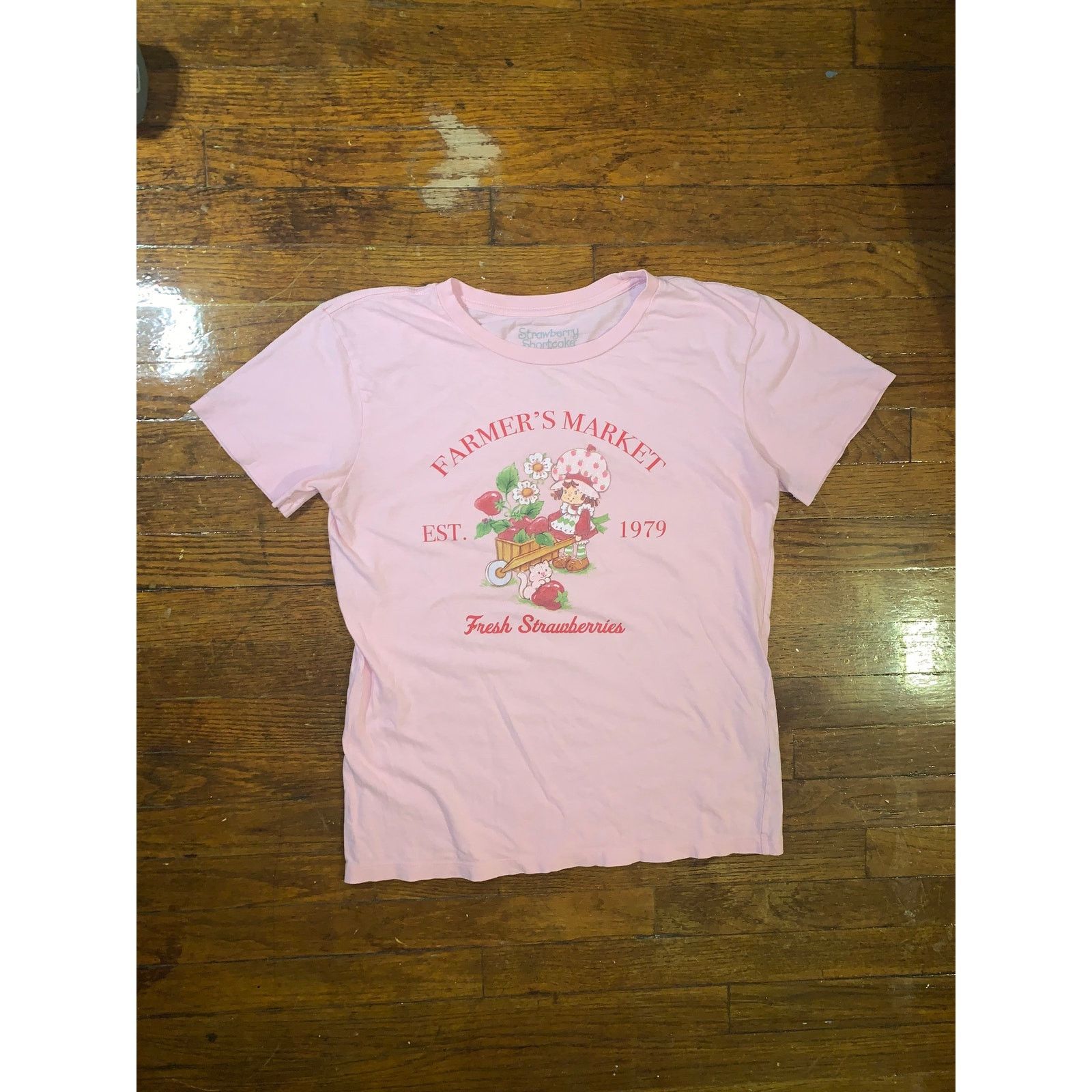 Other Strawberry Shortcake Baby Tee Pink Farmer Market Medium Size M / US 6-8 / IT 42-44 - 1 Thumbnail