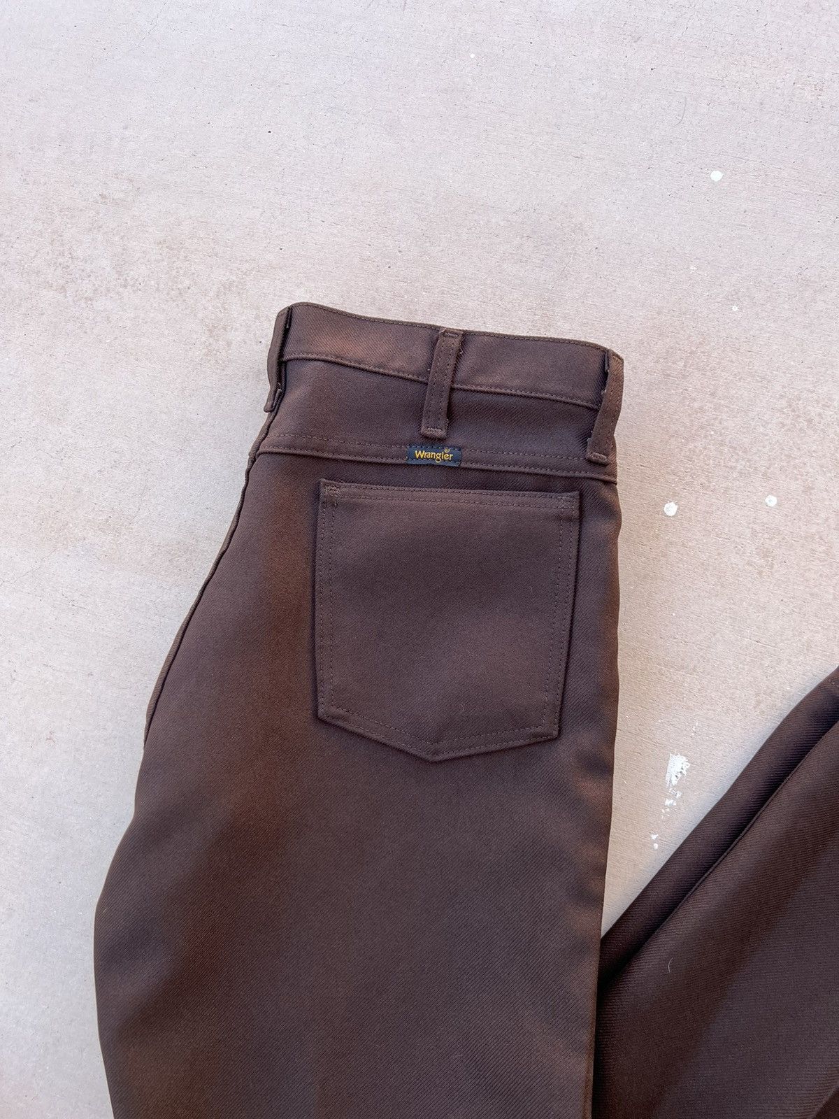 Wrangler Vintage Wrangler Brown Flares Size 33 x 34 Size US 33 - 2 Thumbnail