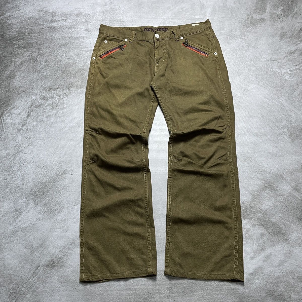 14th Addiction × If Six Was Nine × Tornado Mart 2000’s Genoese - Military Multi-Zip Pants Size US 34 / EU 50 - 2 Thumbnail