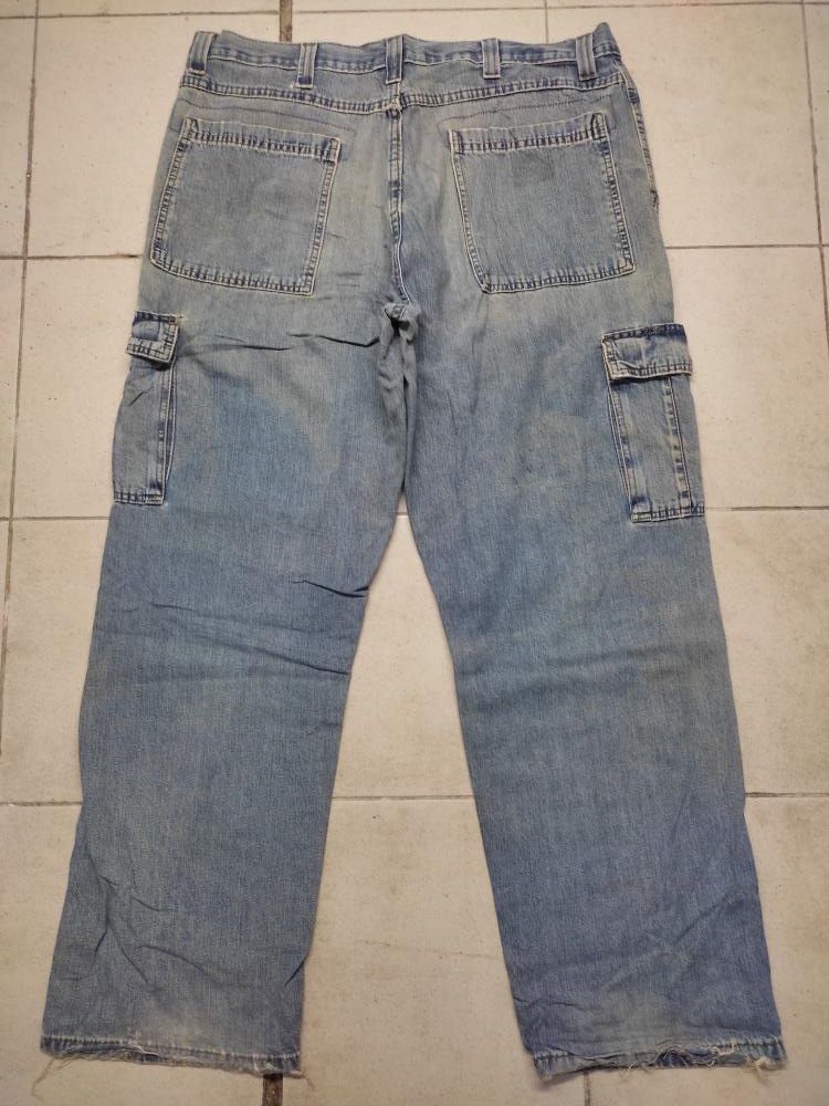 Vintage × Wrangler VINTAGE WRANGLER CARGO JEANS DISTRESSED STYLE Size US 41 - 7 Thumbnail