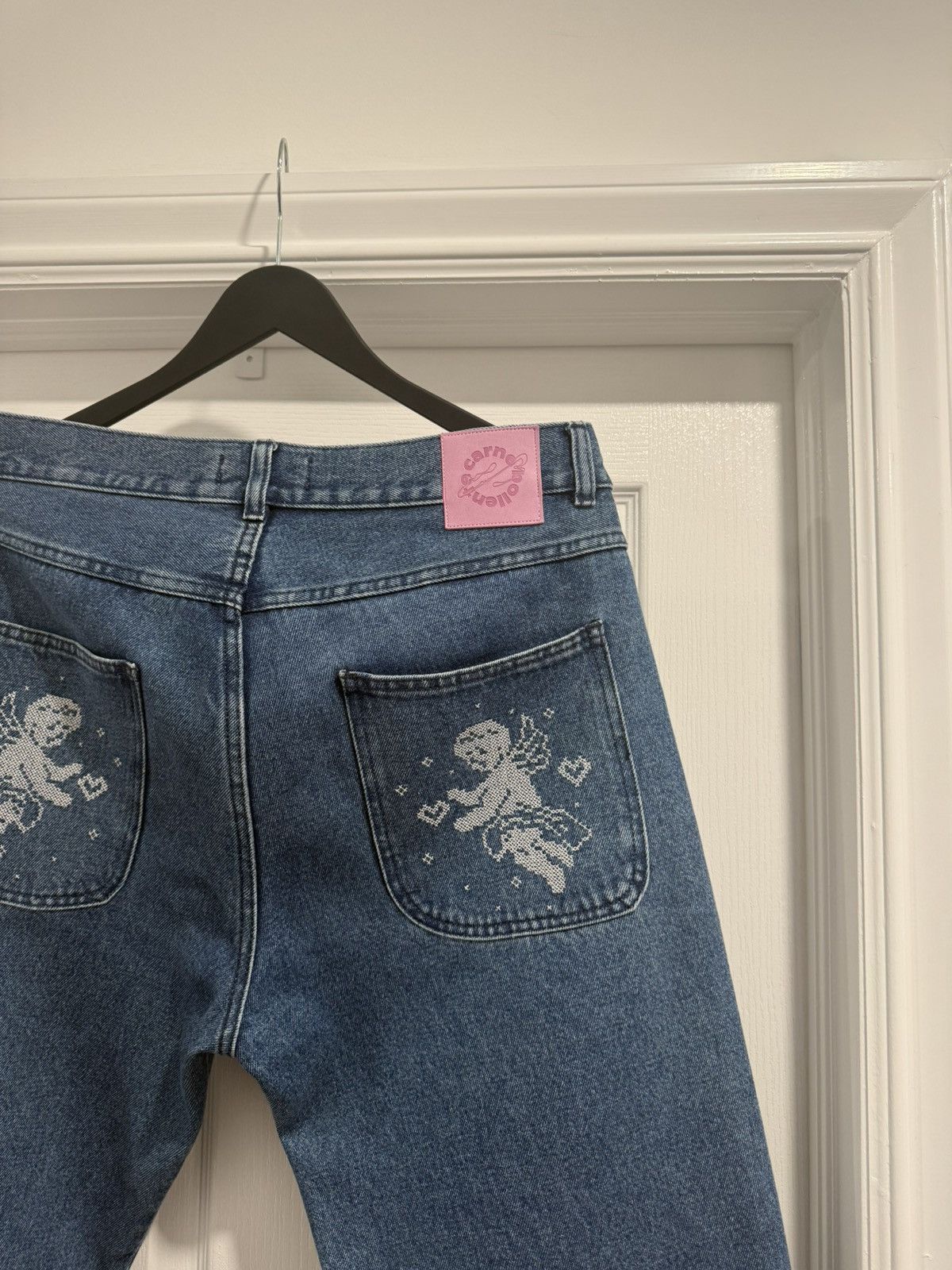 Carne Bollente 32” Cupid Denim with Hearts Size US 32 / EU 48 - 2 Thumbnail