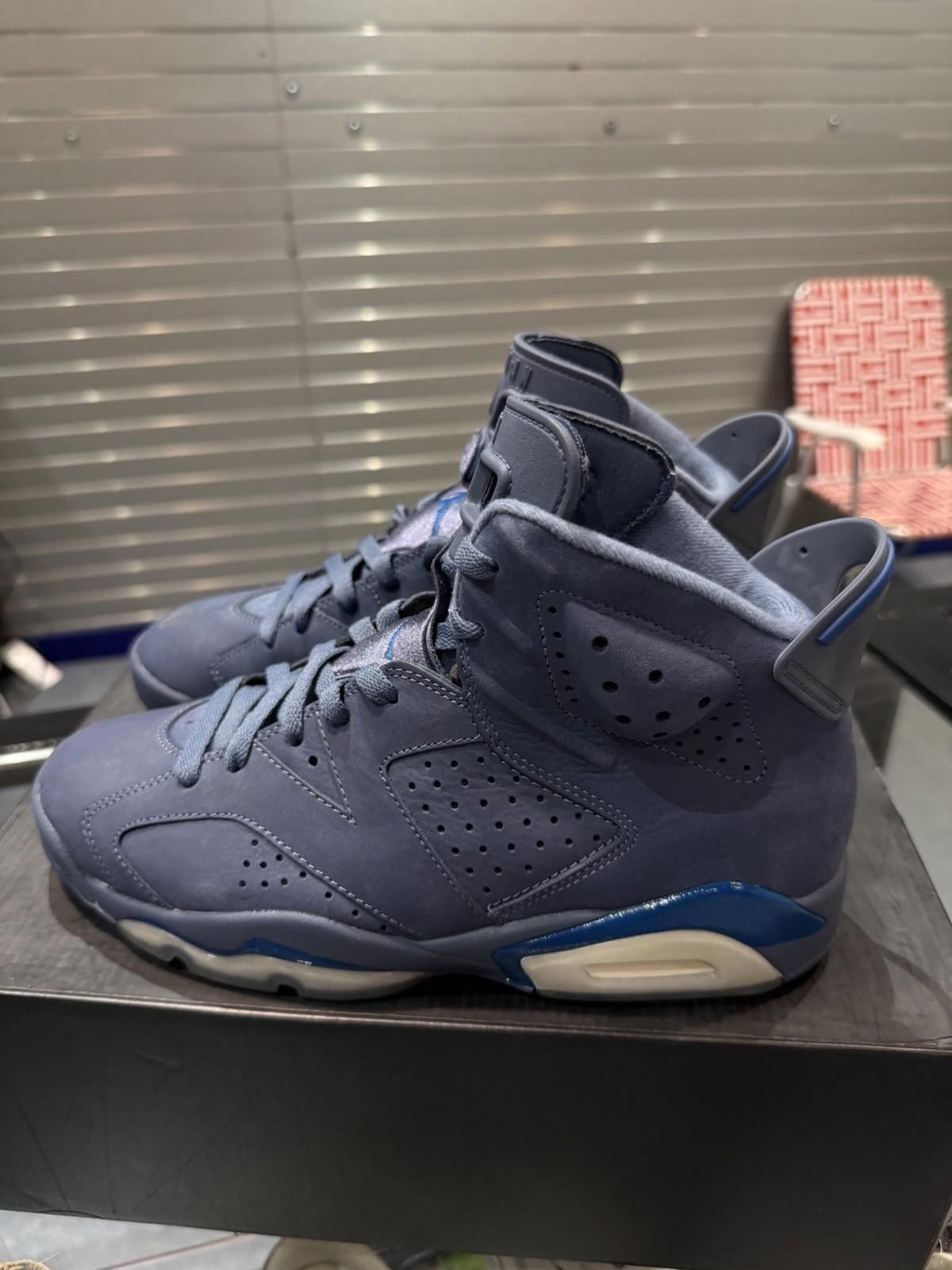 Jordan Brand Jordan 6 Retro Diffused Blue 2018 Size 8.5 Used RARE Size US 8.5 / EU 41-42 - 8 Thumbnail