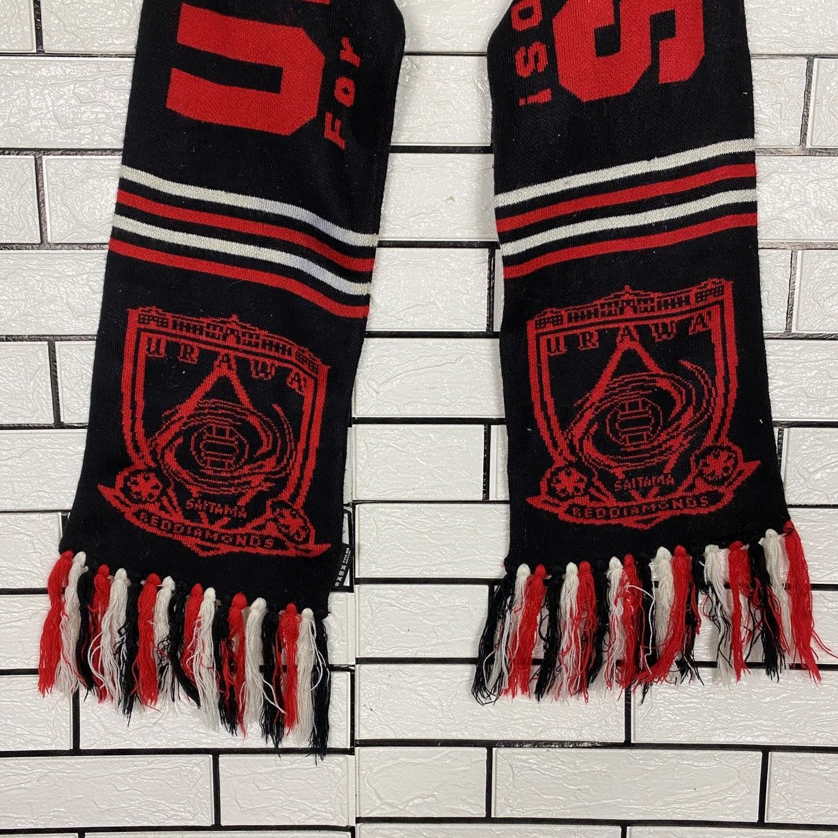 Japanese Brand Vintage muffler Football Team Urawa Reds Big Log Size ONE SIZE - 6 Thumbnail