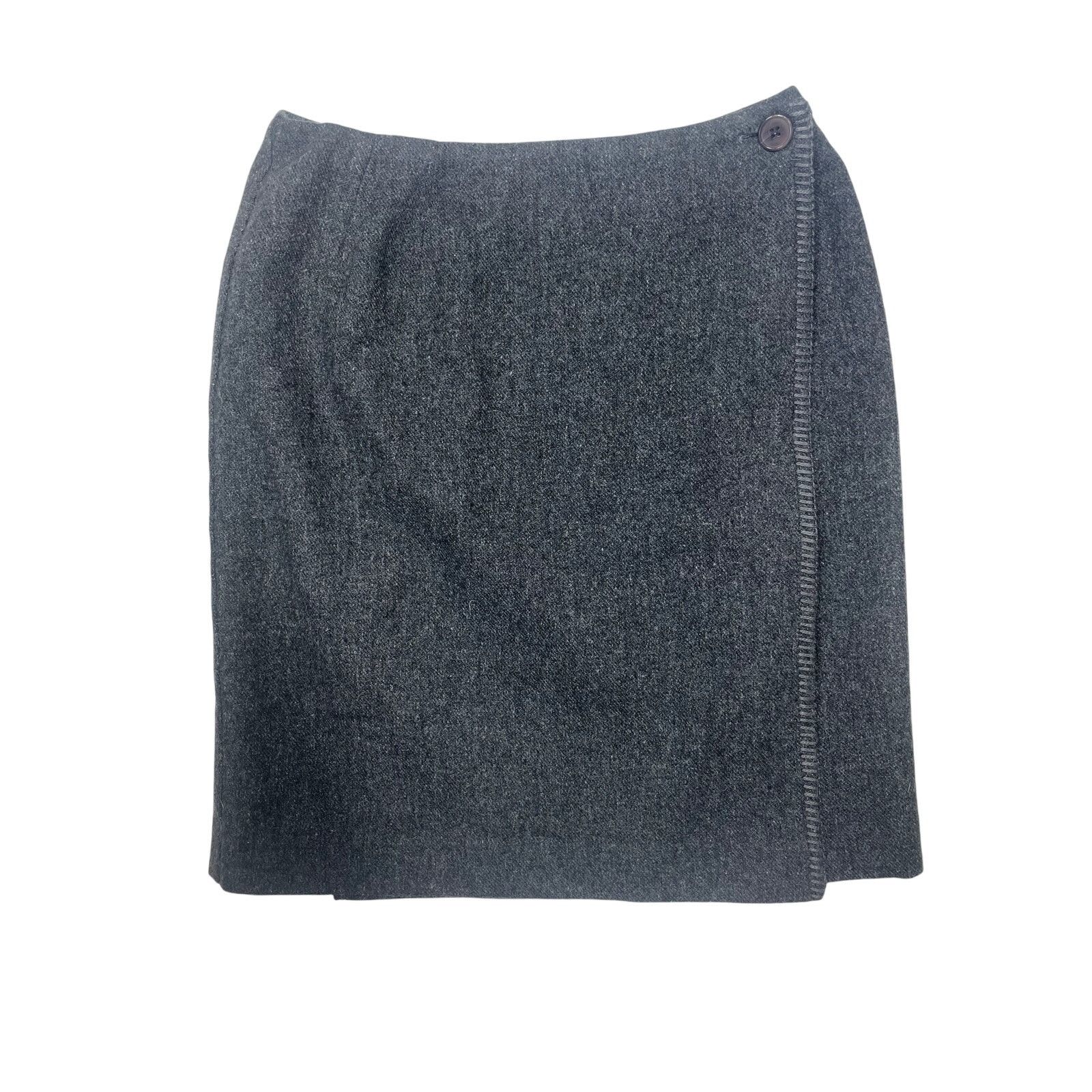 Other Vintage Herman Geist Women’s Gray Wool Skirt – Size 8 Size 26" / US 2 / IT 38 - 1 Thumbnail