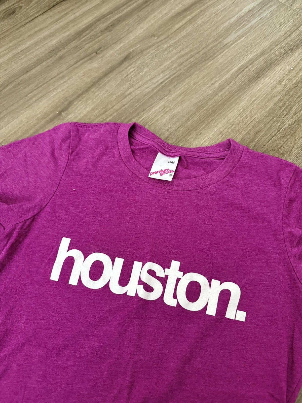Other Women’s Premium Goods HOUSTON Purple Tshirt Size Small Size S / US 4 / IT 40 - 2 Thumbnail