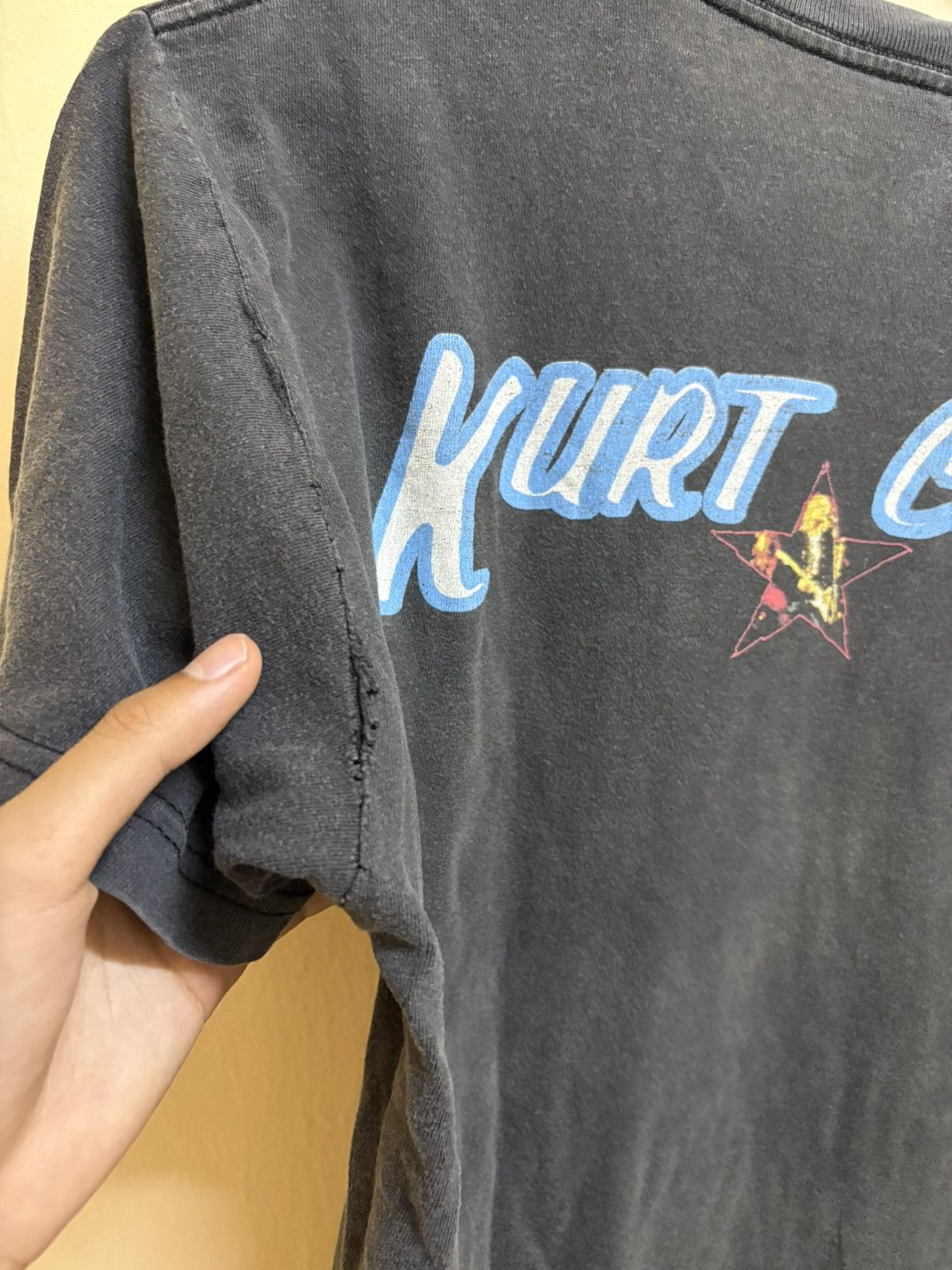 Nirvana Vintage 1996 Nirvana Kurt Cobain Star The End Of Music Size US M / EU 48-50 / 2 - 19 Thumbnail