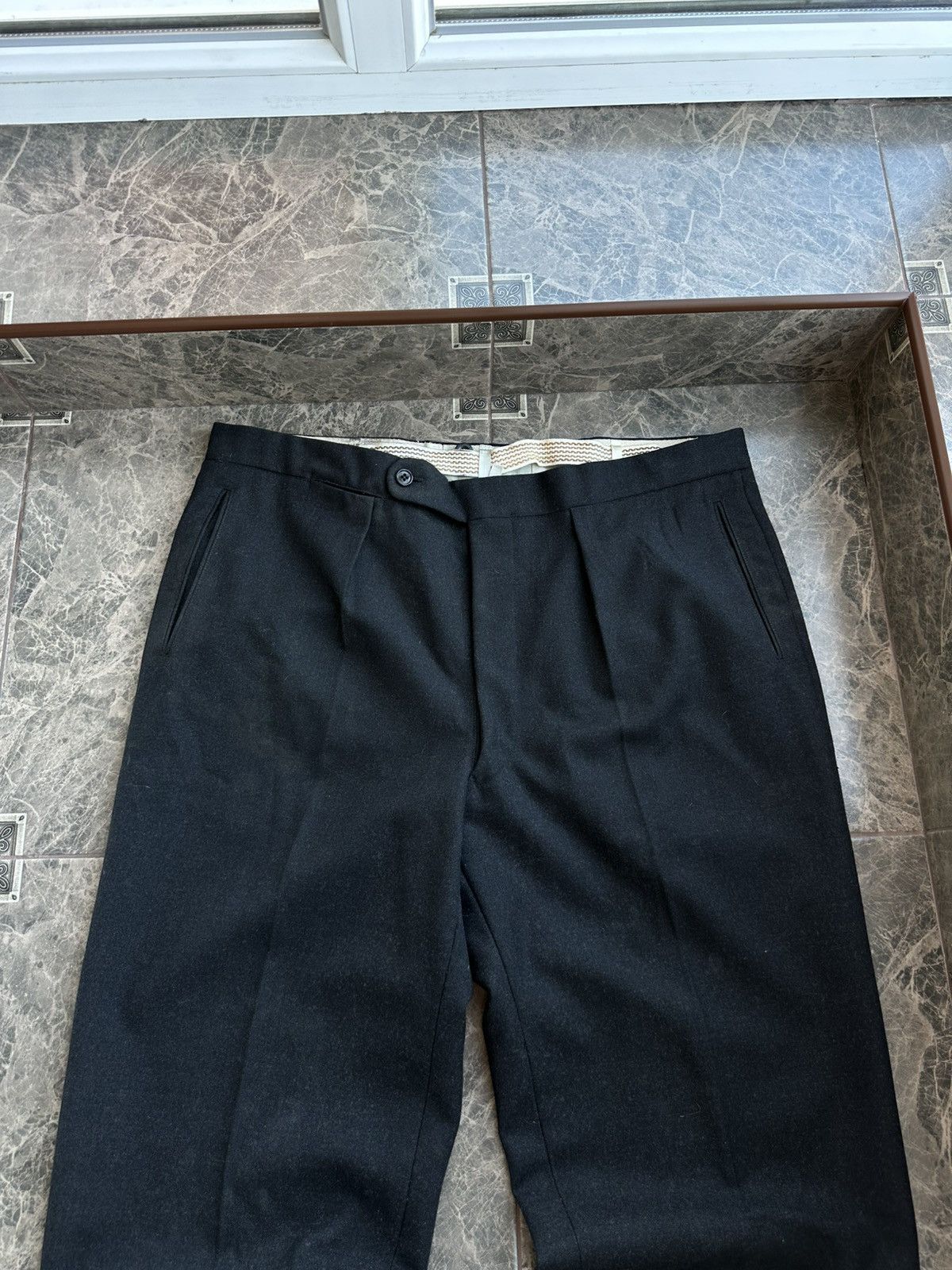 Other Vintage Edwardian Antique 1940s Men’s Wool Pants Sz XL Size US 36 / EU 52 - 3 Thumbnail