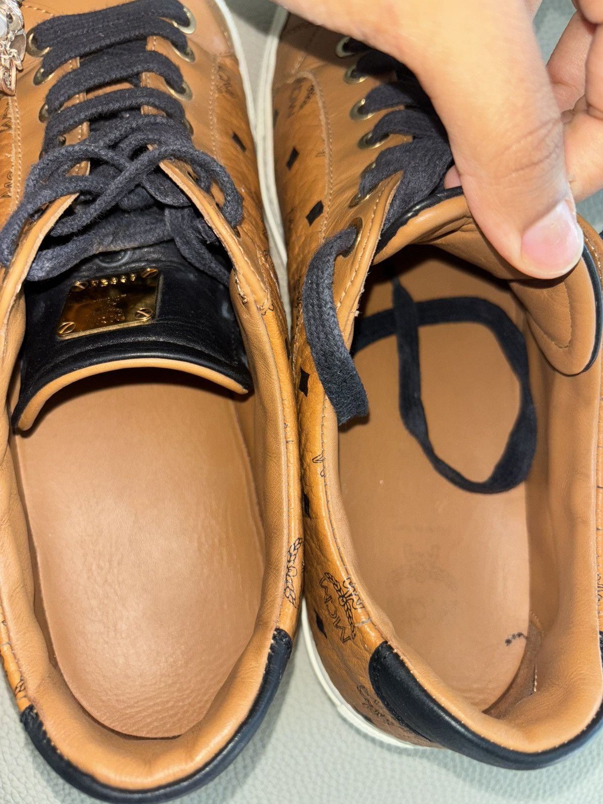 MCM MCM leather sneakers Size US 10 / EU 43 - 6 Thumbnail