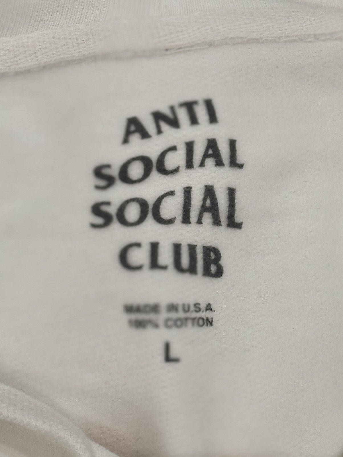 Anti Social Social Club ASSC cream Moody hoodie (L) Size US L / EU 52-54 / 3 - 3 Thumbnail