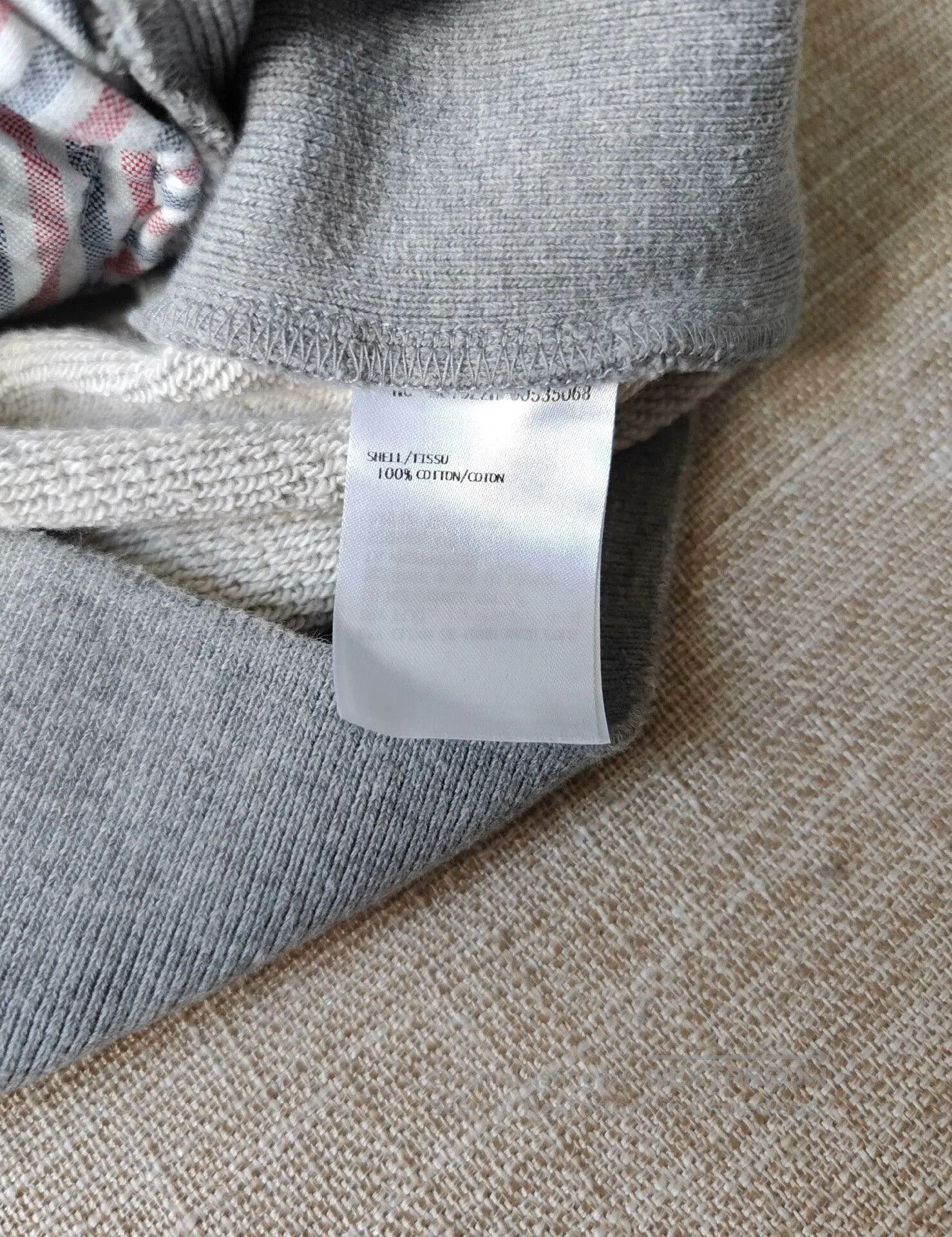 Thom Browne Thom Browne Men's Gray Hoodie. Size US L / EU 52-54 / 3 - 4 Thumbnail