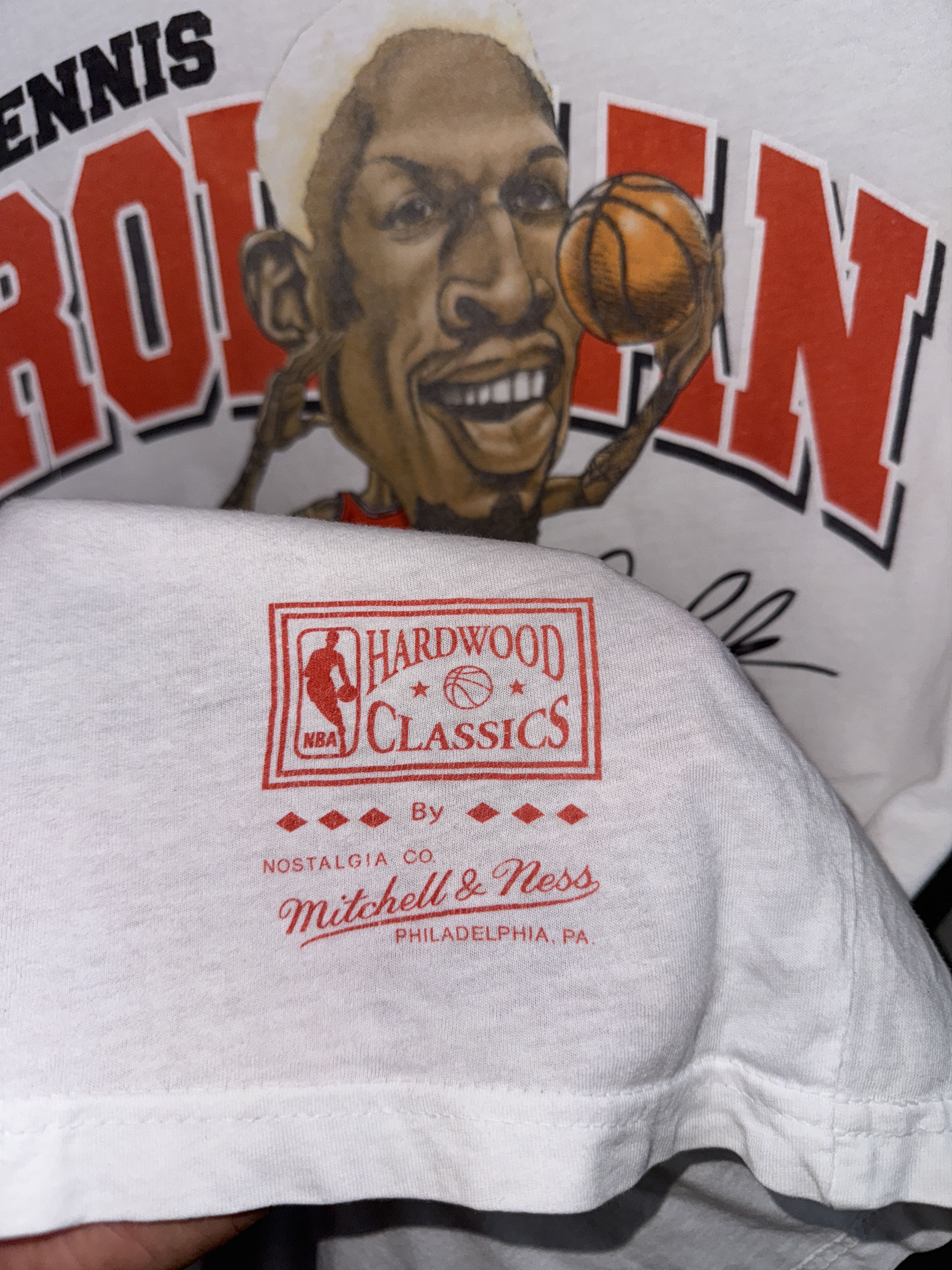 Mitchell & Ness Dennis Rodman Nba Shirt Size US L / EU 52-54 / 3 - 4 Thumbnail