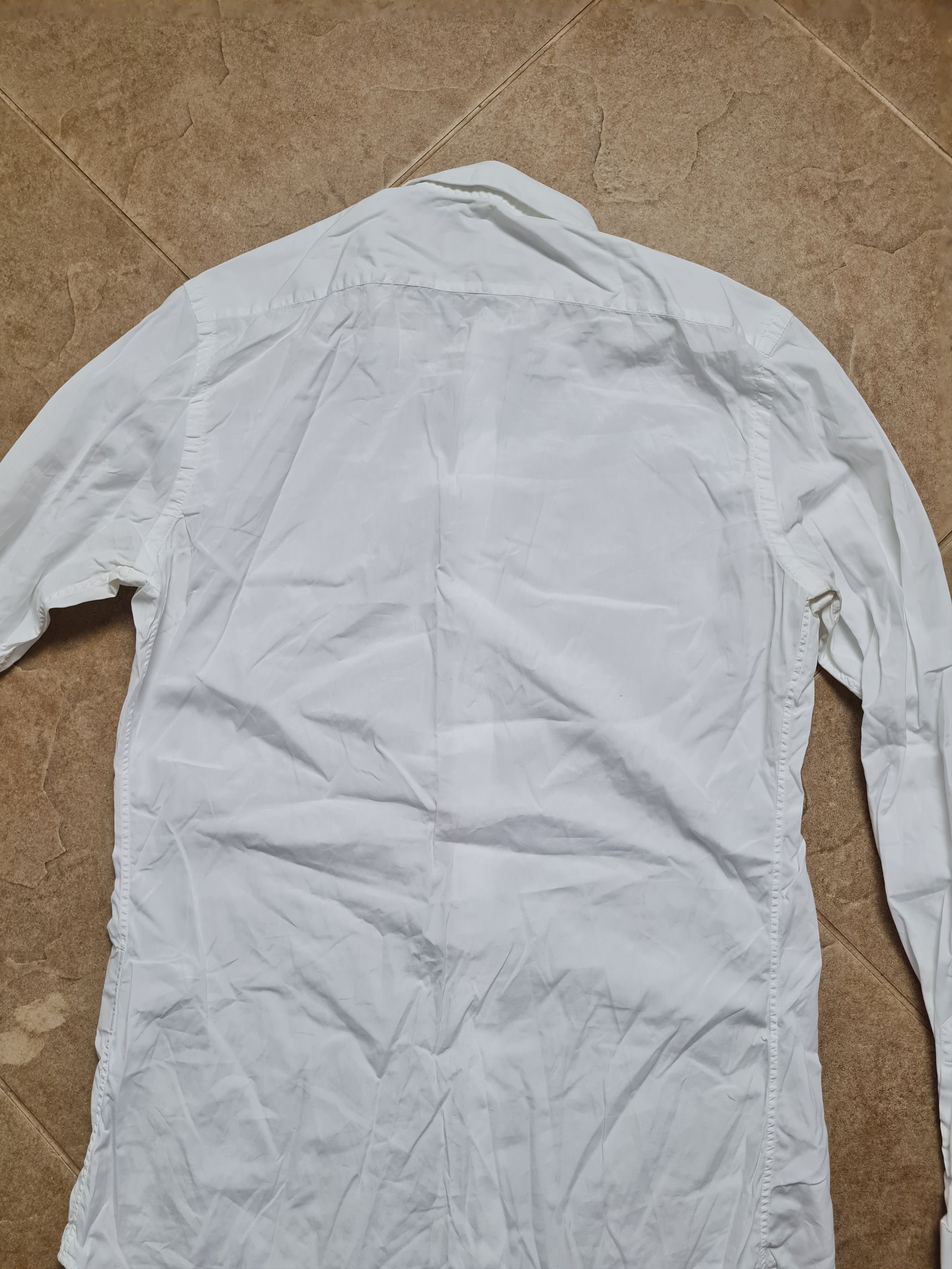 Prada PRADA Milano Men's White Long Sleeve Dress Shirt Italy Size US S / EU 44-46 / 1 - 18 Thumbnail