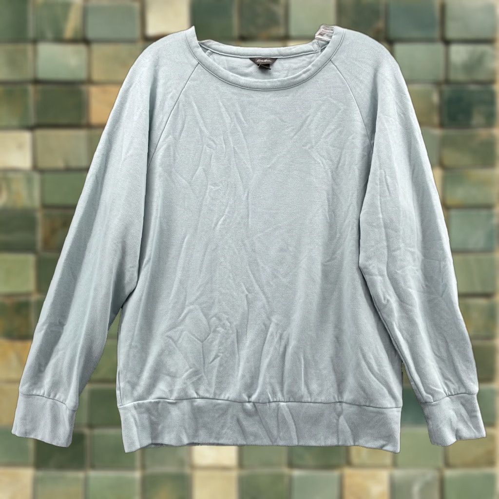 Eddie Bauer Eddie Bauer Sweater Womens Medium Blue Crew Neck Pullover Casual Travel Outdoor Preppy 90s? no 60s? (avoid adding) Size M / US 6-8 / IT 42-44 - 1 Thumbnail