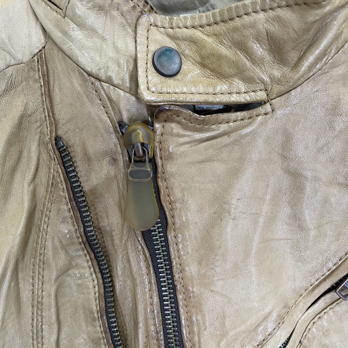 Diesel Diesel Double Zipper Leather Jacket Size Small Size US S / EU 44-46 / 1 - 5 Thumbnail