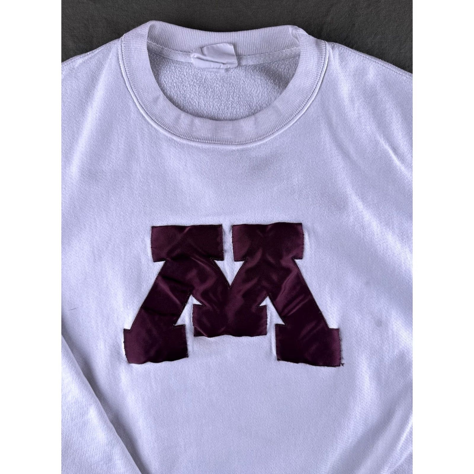 Champion Champion Reverse Weave Sweatshirt XL White NCAA Mens 90s College University Size US XL / EU 56 / 4 - 4 Thumbnail