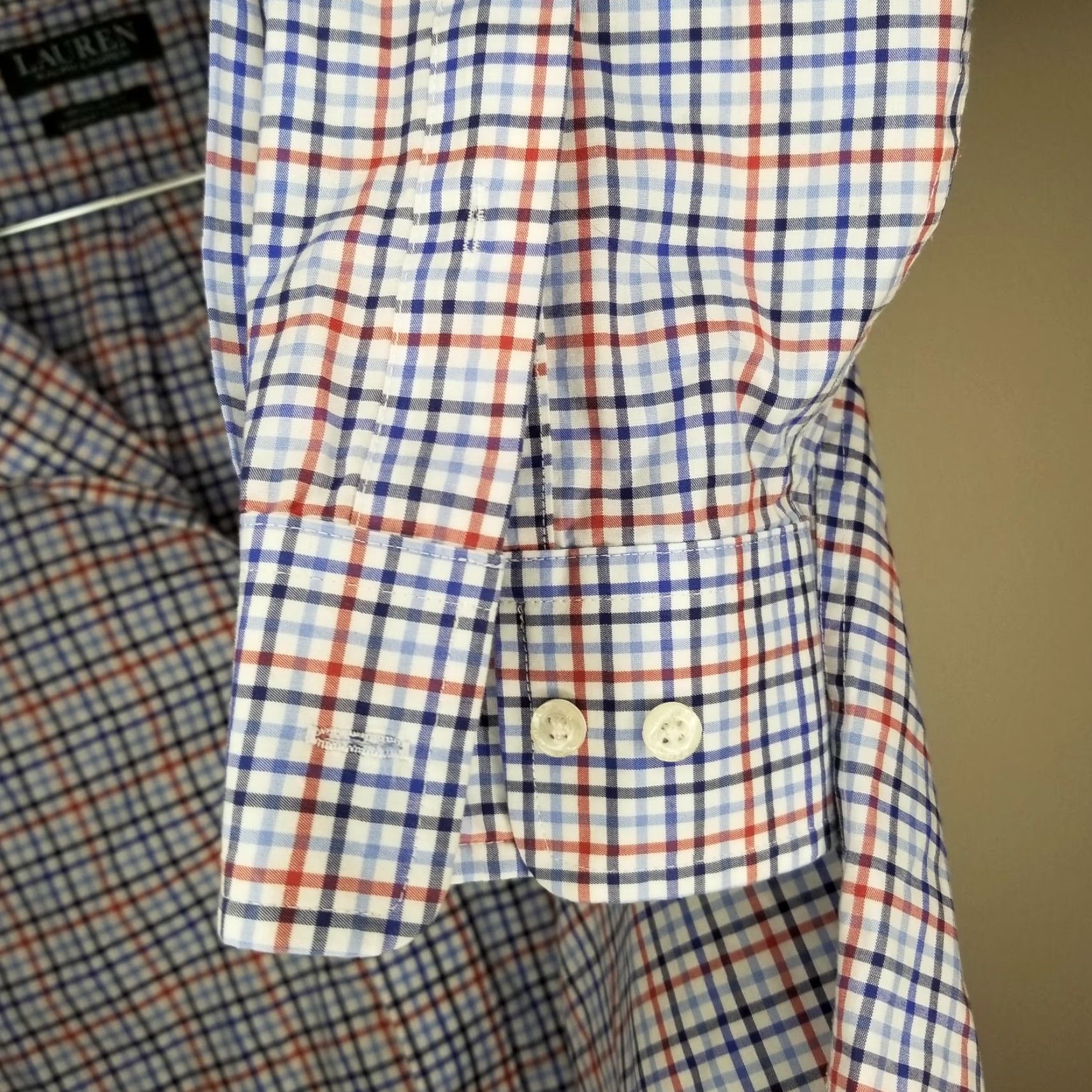 Ralph Lauren Lauren Ralph Lauren Mens Multicolored Long Sleeve Button-Up XL Shirt Size US XL / EU 56 / 4 - 4 Thumbnail