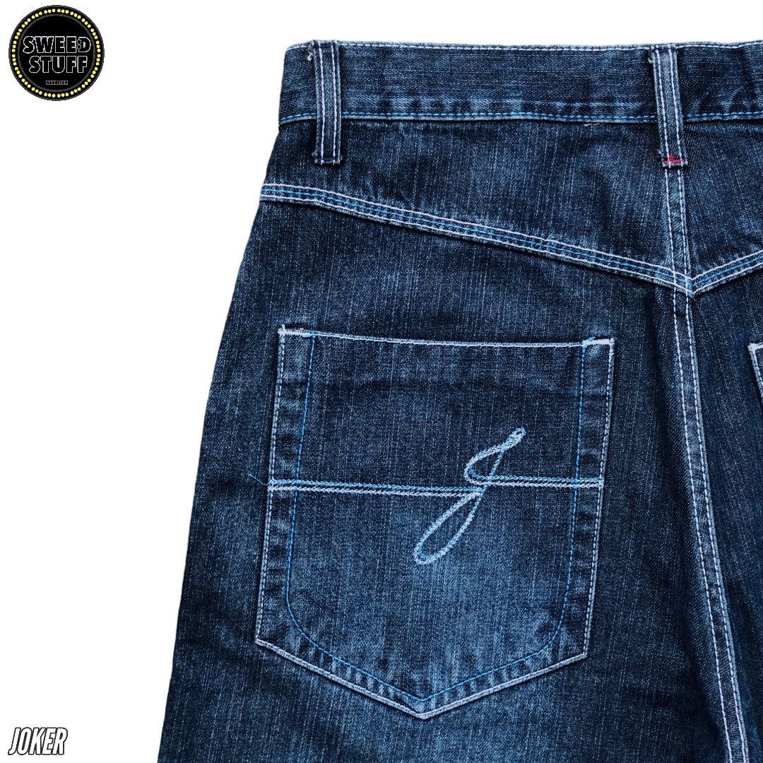Vintage JOKER BRAND Blue Denim Pants Size US 34 / EU 50 - 5 Thumbnail
