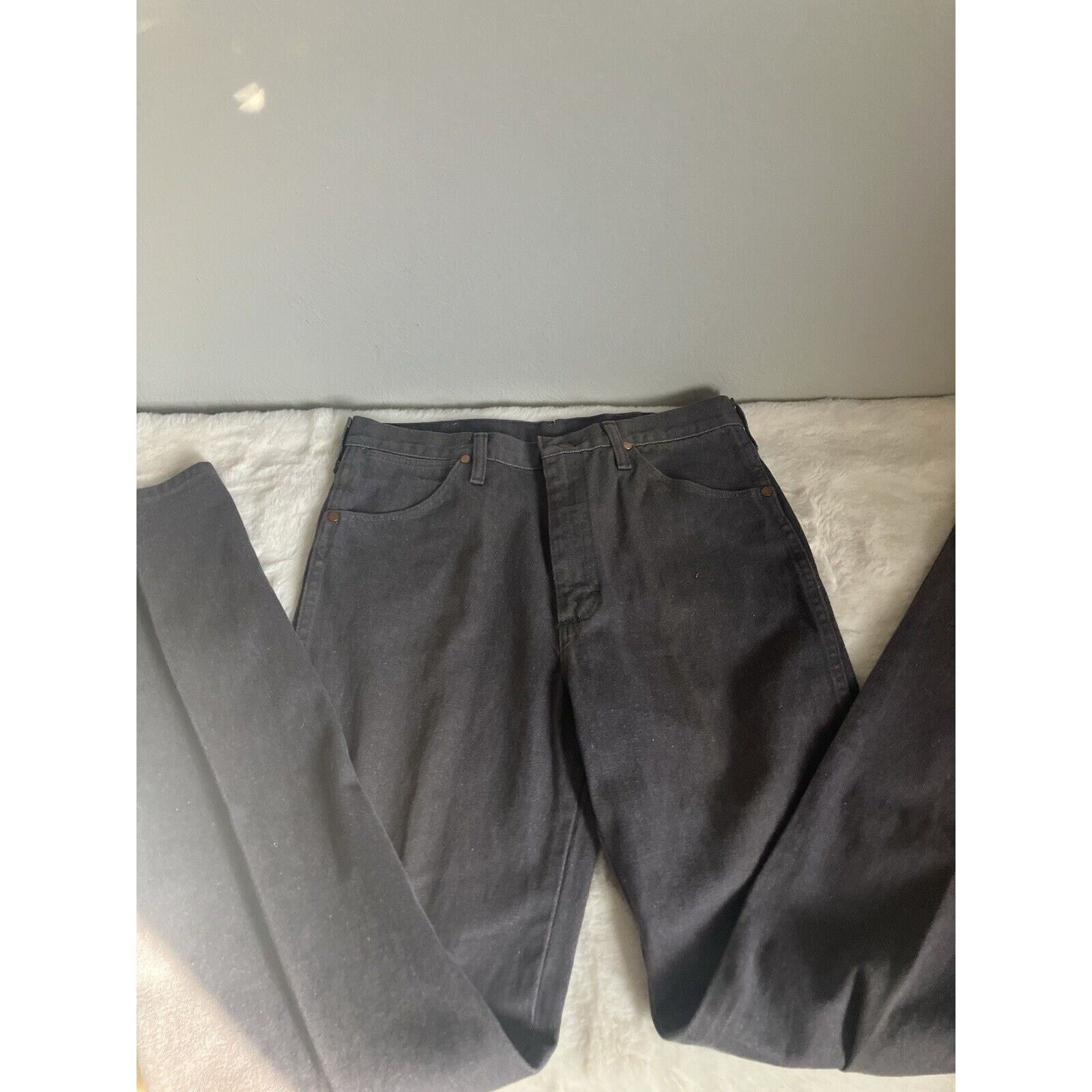 Wrangler Wrangler Jeans Mens 33x36 Blue Denim 936chg Size US 33 - 1 Thumbnail