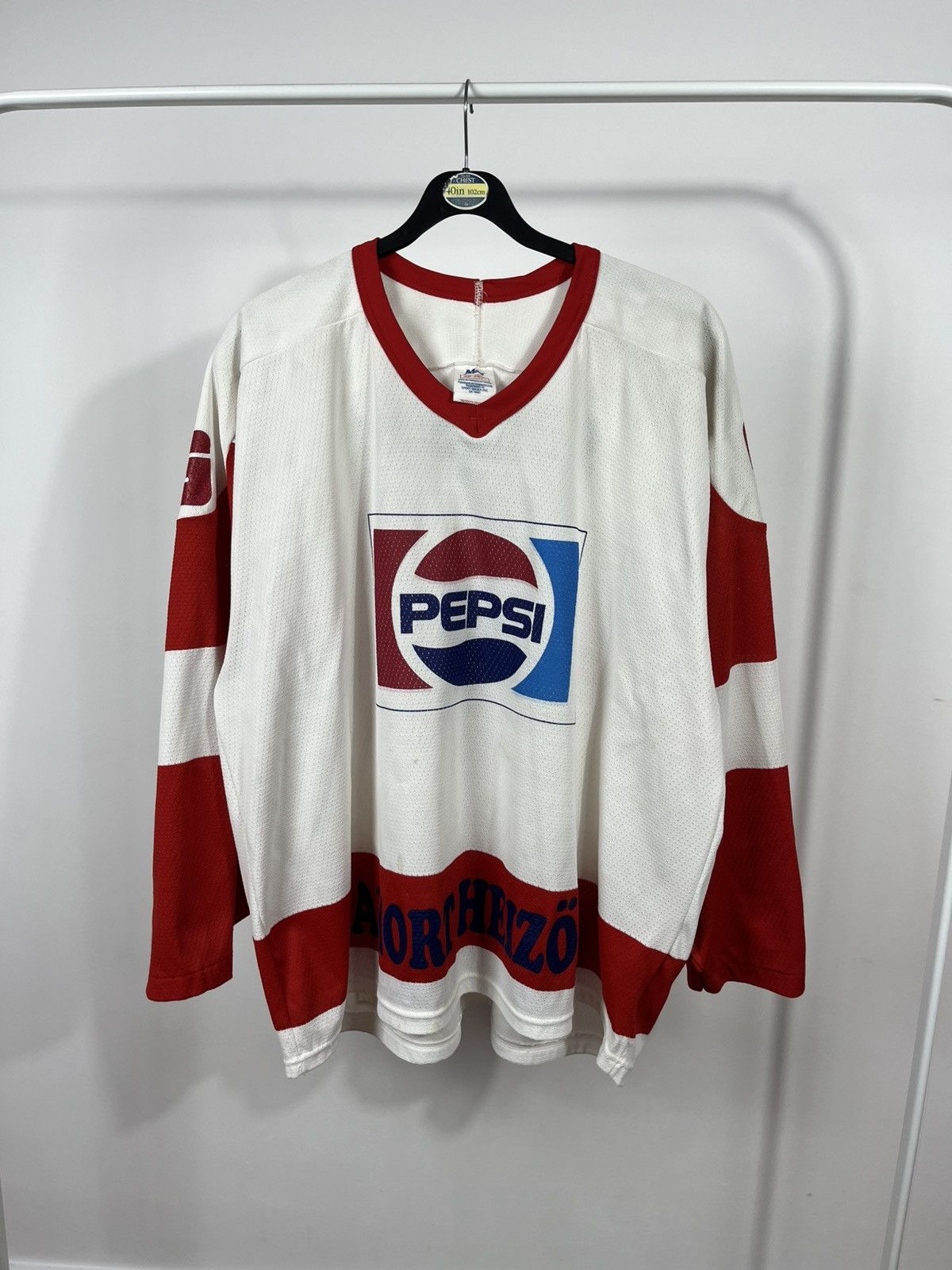 Ccm Vintage Pepsi Hockey Jersey Scarsini #44 Maska TG/XL Canada Size US XL / EU 56 / 4 - 1 Thumbnail