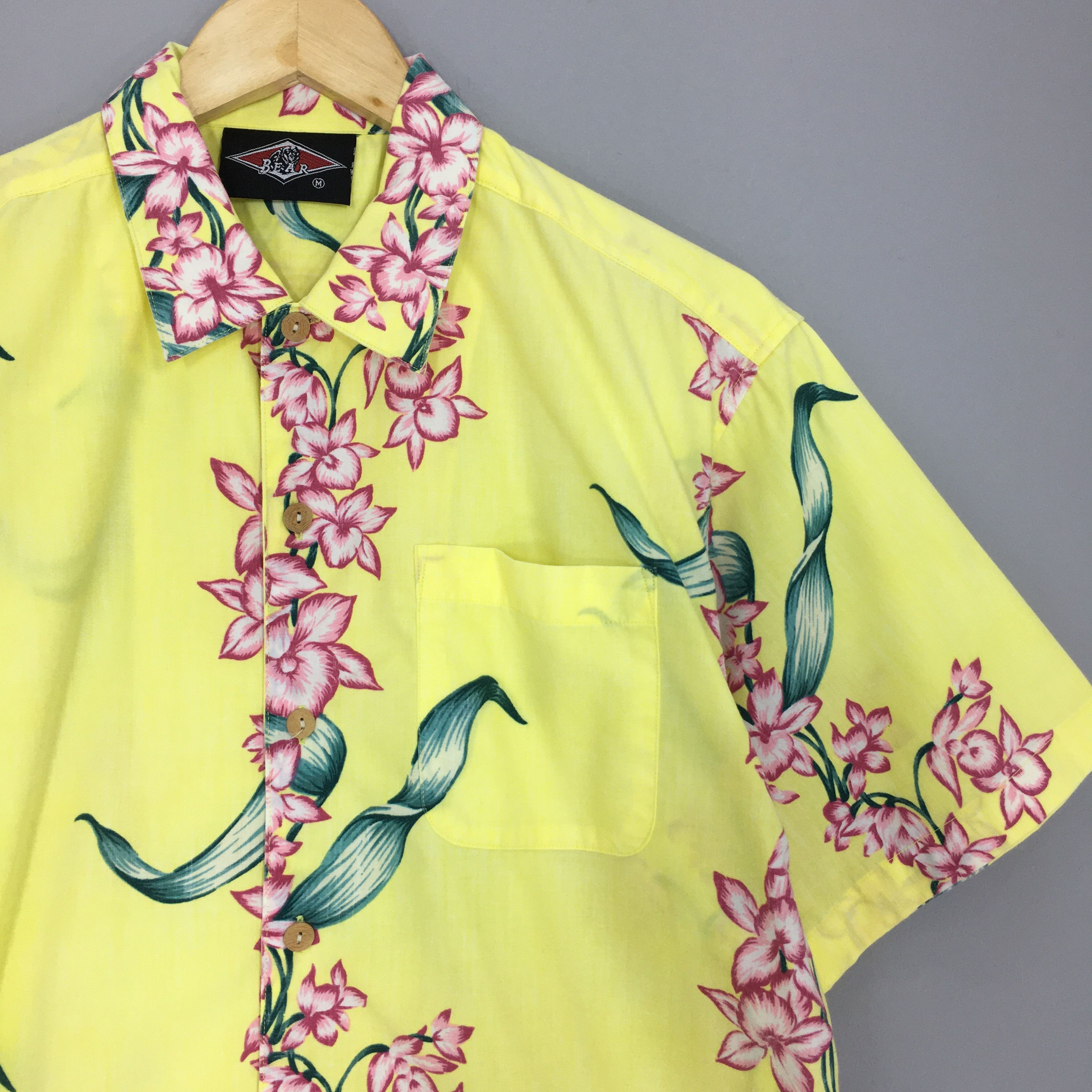 Other Vintage Bear Surfboards Hawaiian Aloha Tropical Shirt Large Size US L / EU 52-54 / 3 - 2 Thumbnail