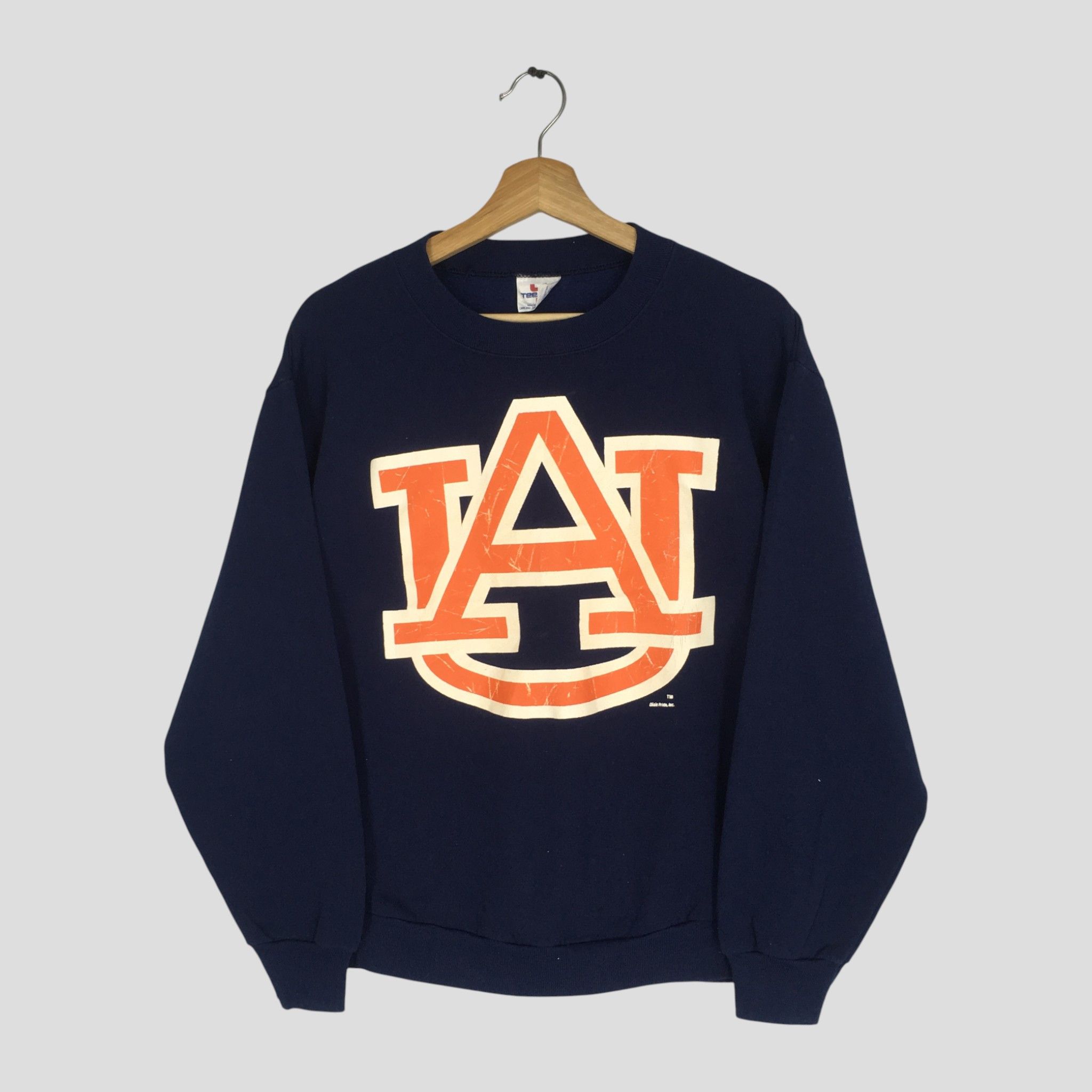 Auburn Sportswear Vintage 90s Auburn Tigers Blue Sweatshirt - 266 Size US M / EU 48-50 / 2 - 1 Thumbnail