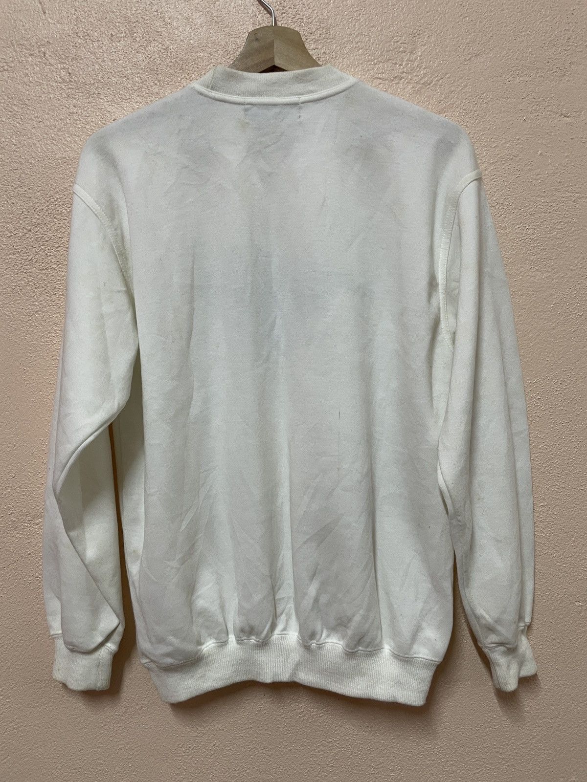 Valentino Rudolph Valentino LongSleeve Sweatshirt Big Logo Embroidery Size US M / EU 48-50 / 2 - 7 Thumbnail