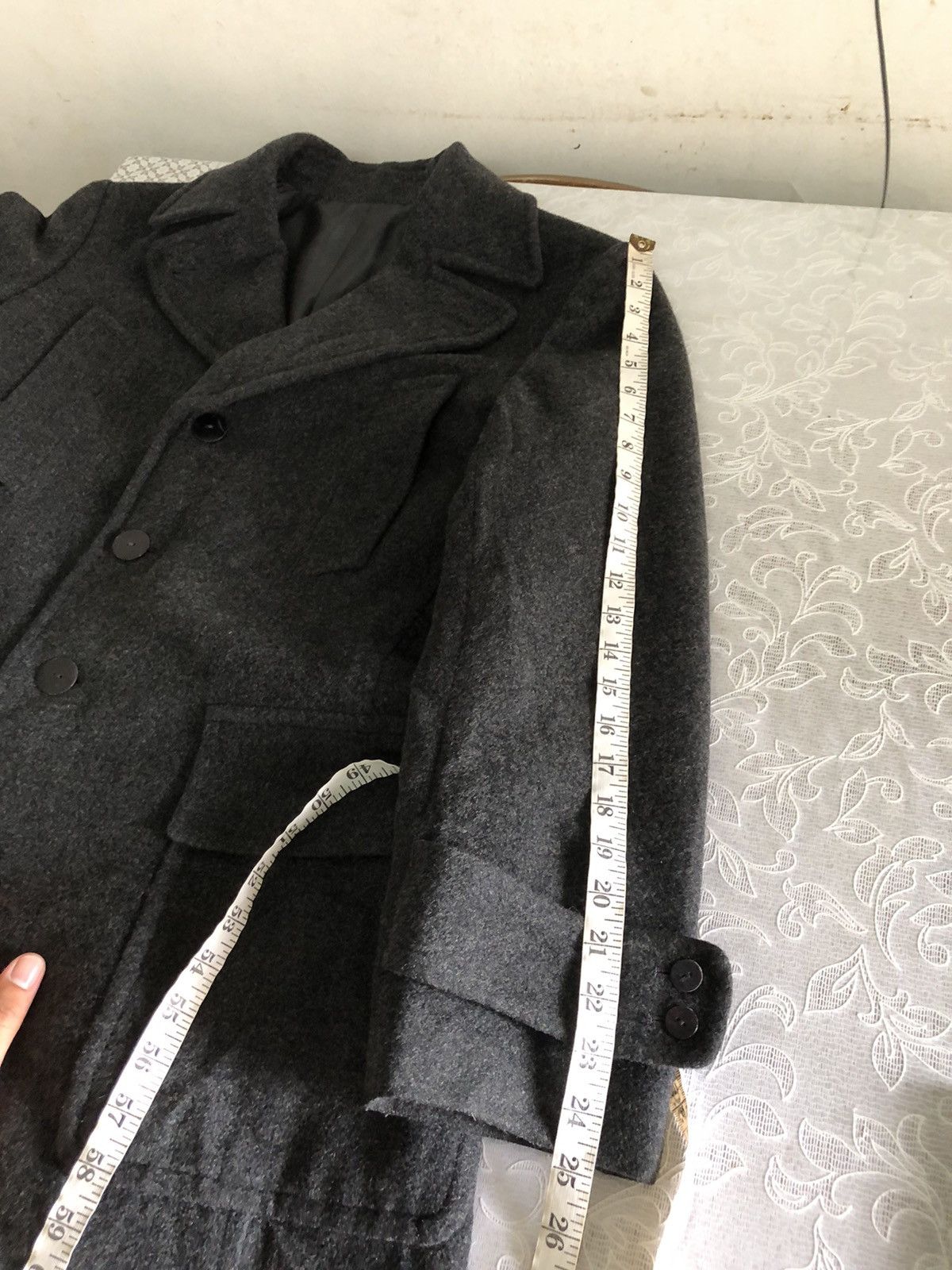 Jean Paul Gaultier Jean Paul Gaultier Homme Single Breasted Wool Long Coat Size US M / EU 48-50 / 2 - 23 Thumbnail