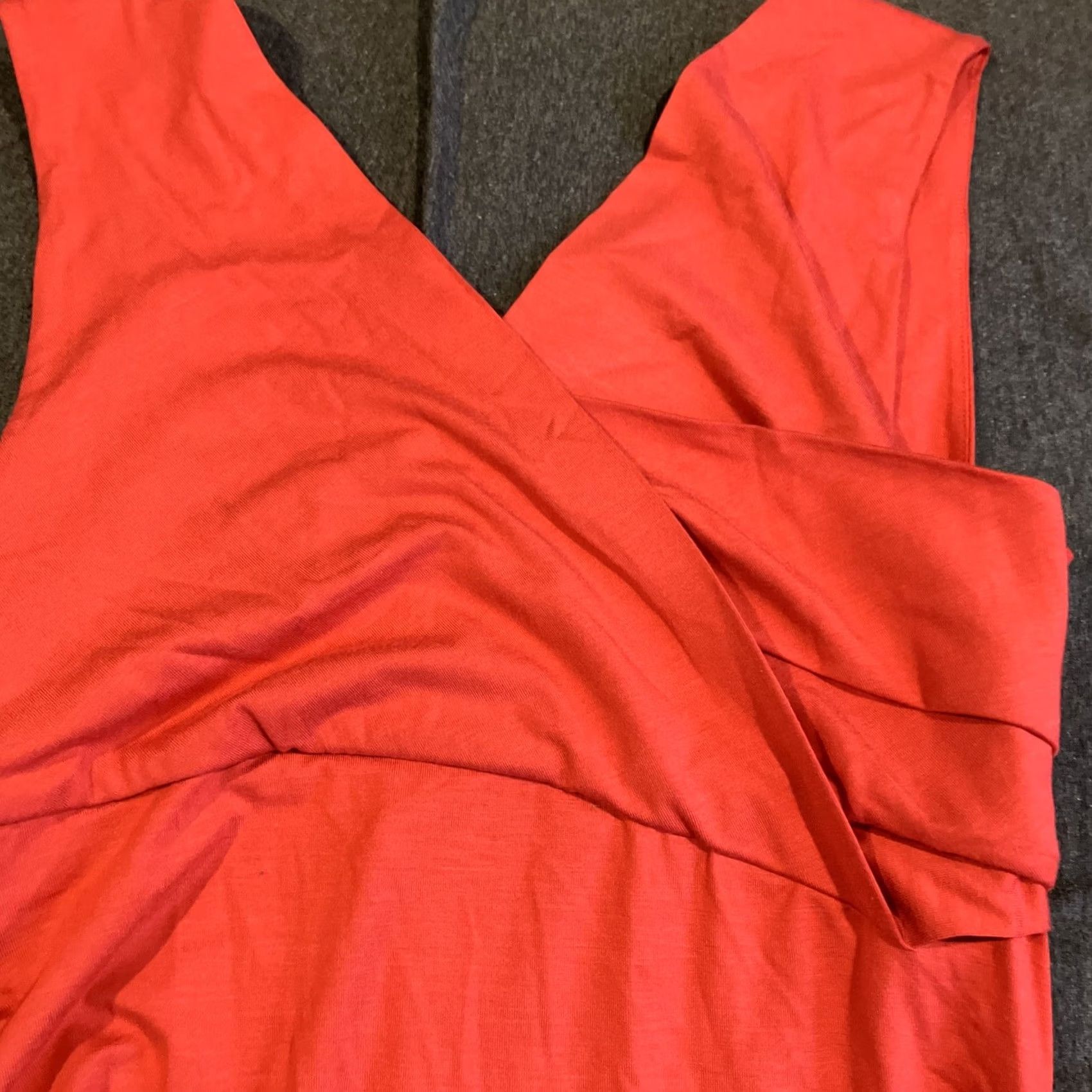 Diane von Furstenberg Diane Von Furstenberg Parker Jersey Dress - Coral - M - Draped Crossover Size M / US 6-8 / IT 42-44 - 2 Thumbnail