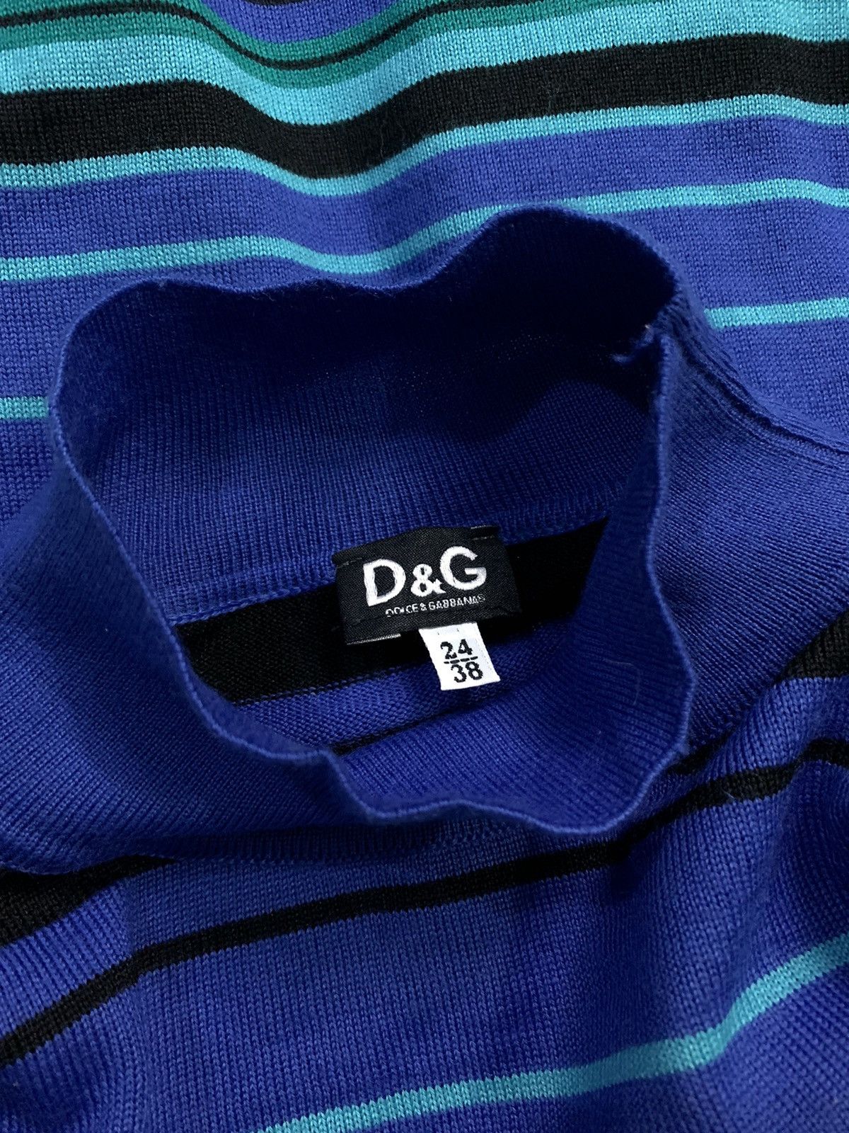 Dolce & Gabbana Dolce & Gabban Knit Longsleeve Shirt Size M / US 6-8 / IT 42-44 - 5 Thumbnail