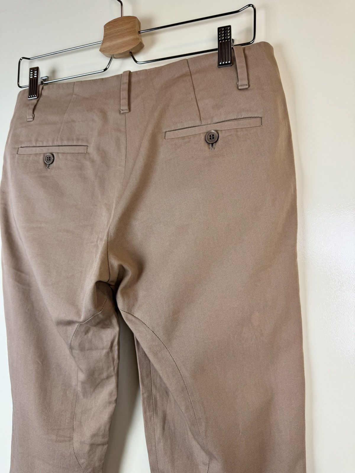 Brunello Cucinelli Brunello Cucinelli equestrian cotton beige trousers pants M Size 28" / US 6 / IT 42 - 6 Thumbnail