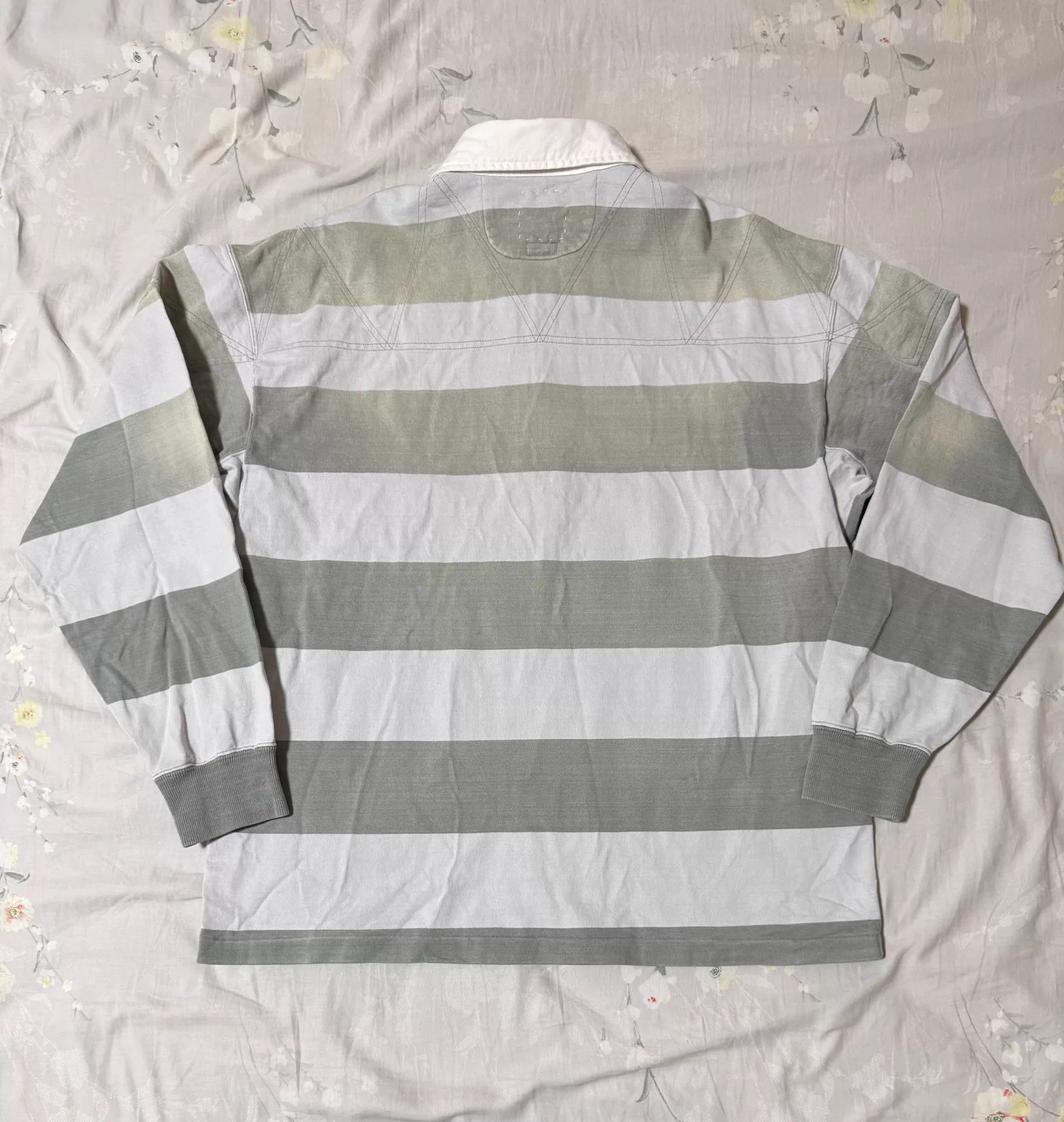Visvim visvim 23ss LARKHAM L/S RUGGER Light Green Stripe M Size US M / EU 48-50 / 2 - 2 Thumbnail