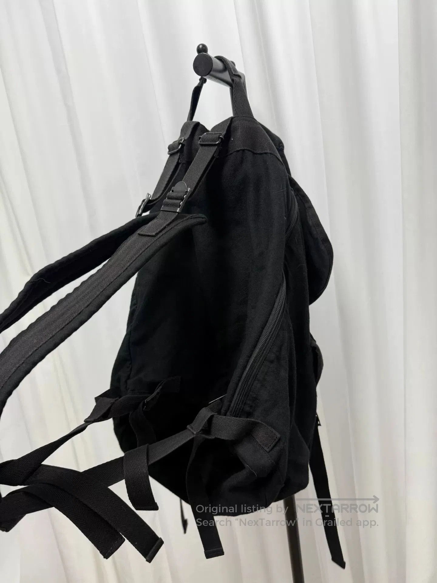 Yohji Yamamoto Yohji Yamamoto Y's Canvas Tactical Backpack. Size ONE SIZE - 6 Thumbnail