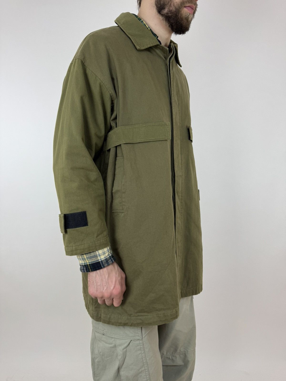 Japanese Brand Amekaji Japanese Military overcoat Mens military avantgarde Size US M / EU 48-50 / 2 - 3 Thumbnail