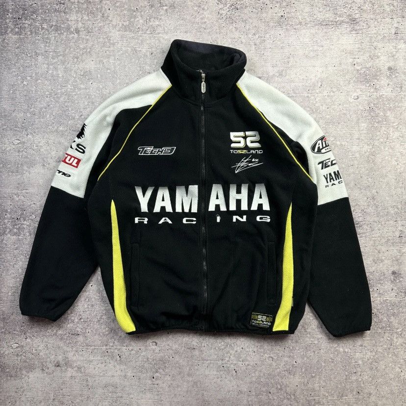 Vintage Yamaha Racing James Toseland Fleece Jacket Size US M / EU 48-50 / 2 - 2 Thumbnail