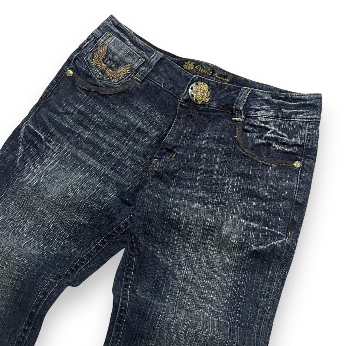 If Six Was Nine Rare Collection Loose Flared Y2K Acne Asid Wash Denim Size US 30 / EU 46 - 3 Thumbnail