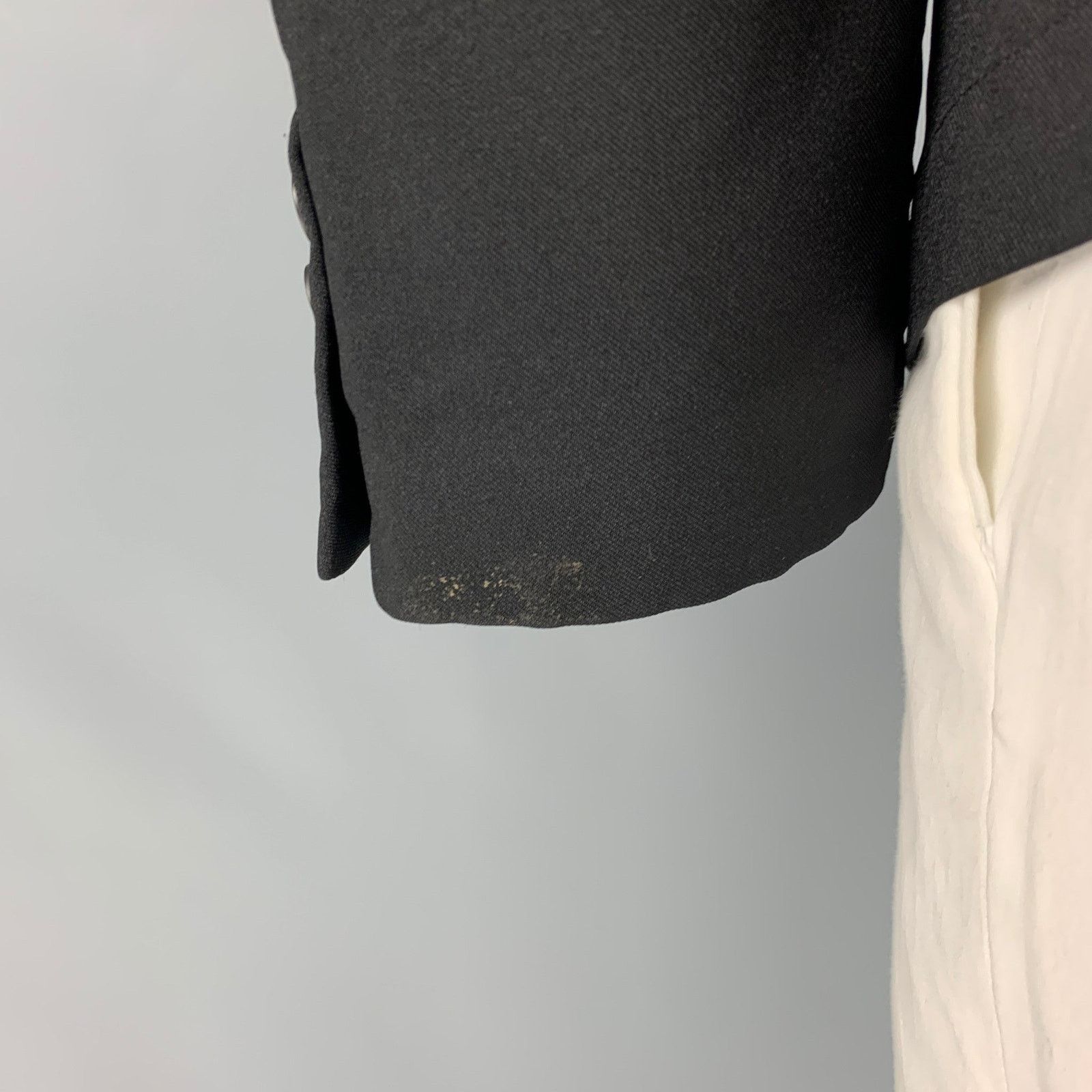 Comme des Garcons COMME des GARCONS BLACK Black Contrast Stitch Polyester Size US XL / EU 56 / 4 - 4 Thumbnail