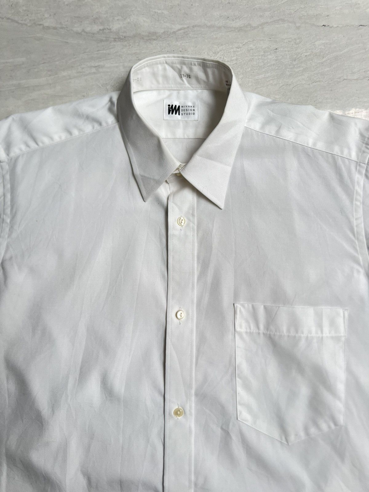 Issey Miyake IM Miyake Design Studio White Shirt Size US M / EU 48-50 / 2 - 8 Thumbnail